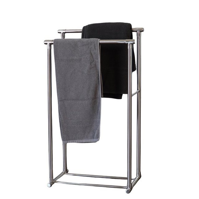 baario Handtuchständer “Handtuchständer STENAY freistehend”, Metall Design Handtuchhalter ohne bohren