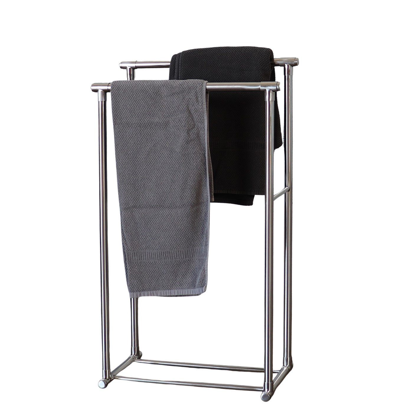 baario Handtuchständer »Handtuchständer STENAY«, Aluminium Antik Design  Handtuchhalter silber freistehend ohne bohren online kaufen | OTTO