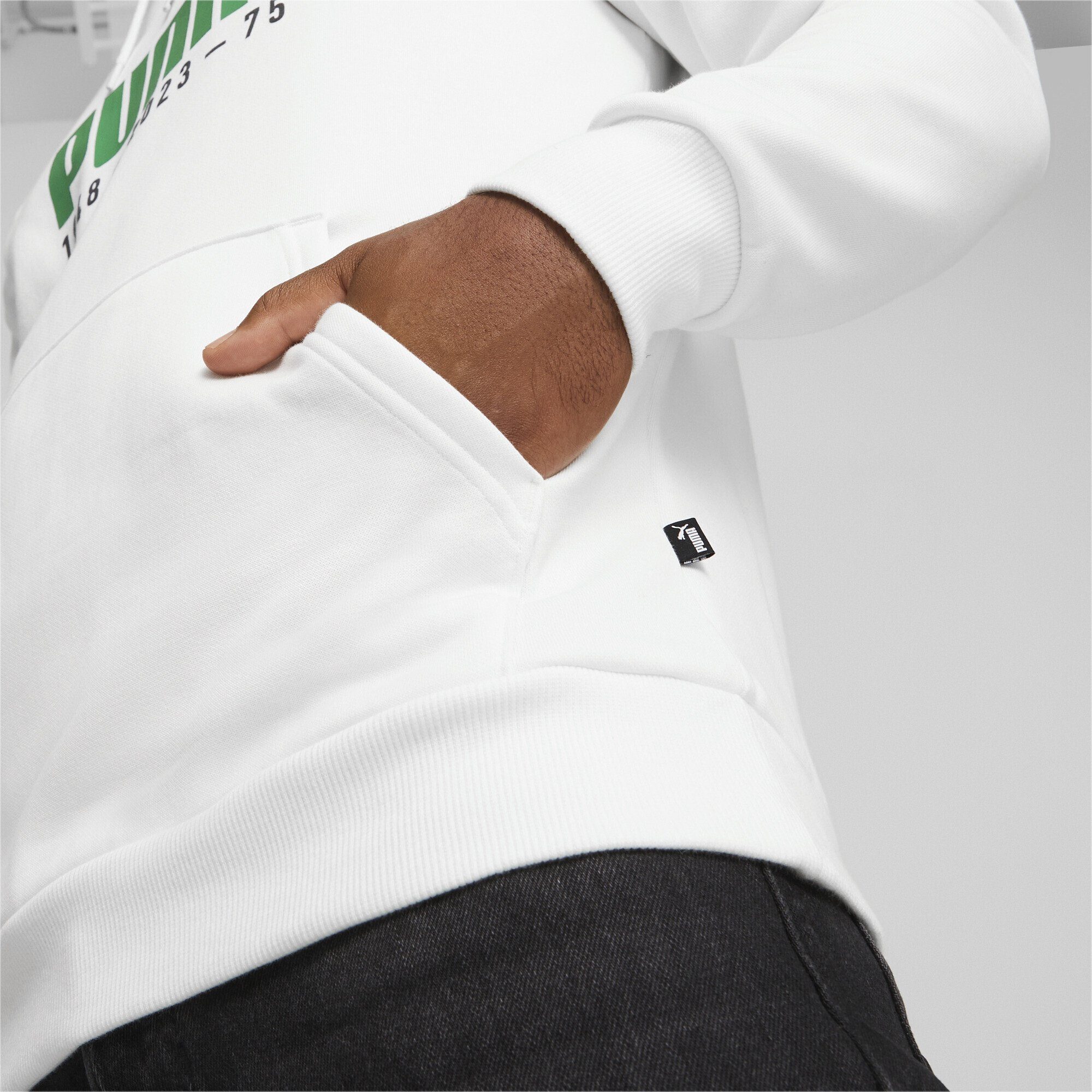 Logo 1 Hoodie White Sweatshirt PUMA Celebration Herren No.