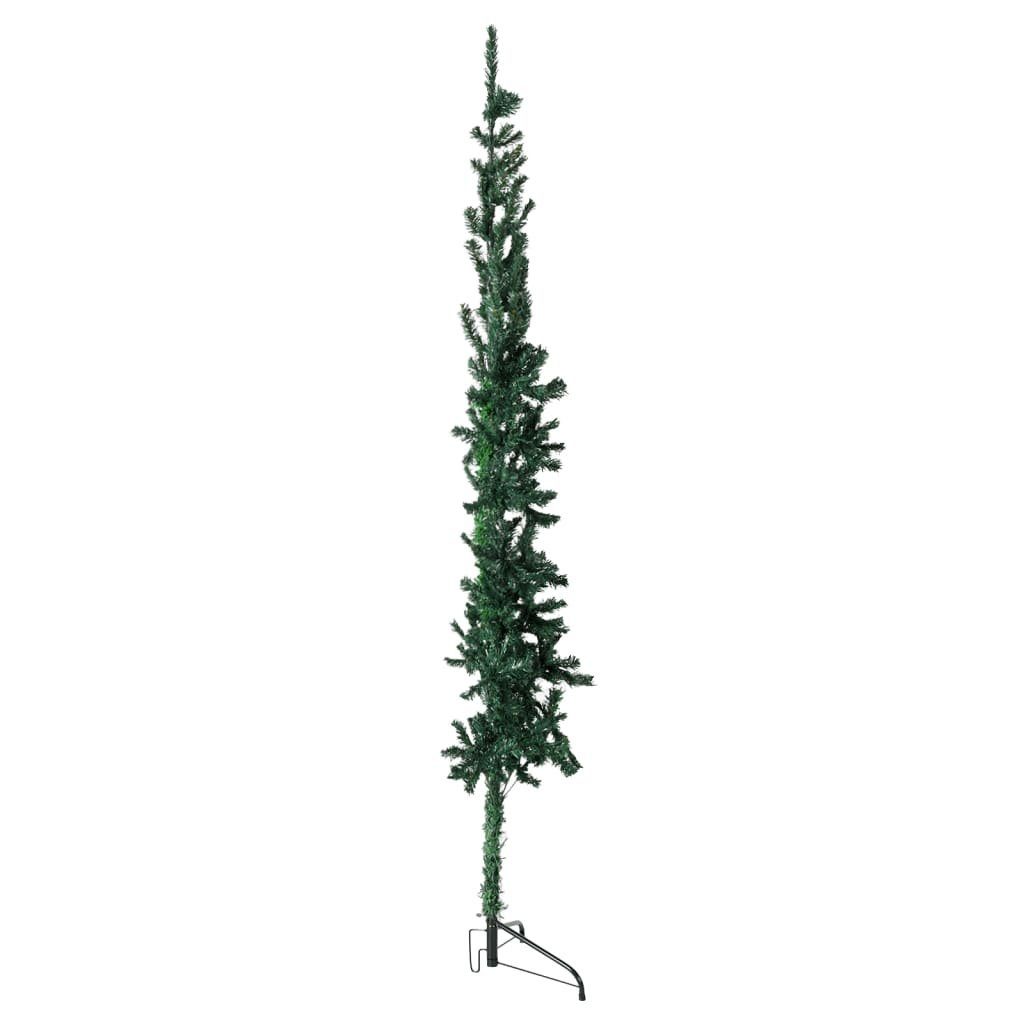 Weihnachtsbaum Grün 120 cm Künstlicher Halb-Weihnachtsbaum Schlank Künstlicher vidaXL Ständer mit
