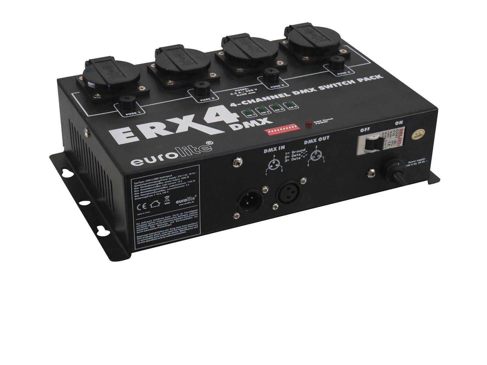 Discolicht EUROLITE ERX-4 DMX Switchpack