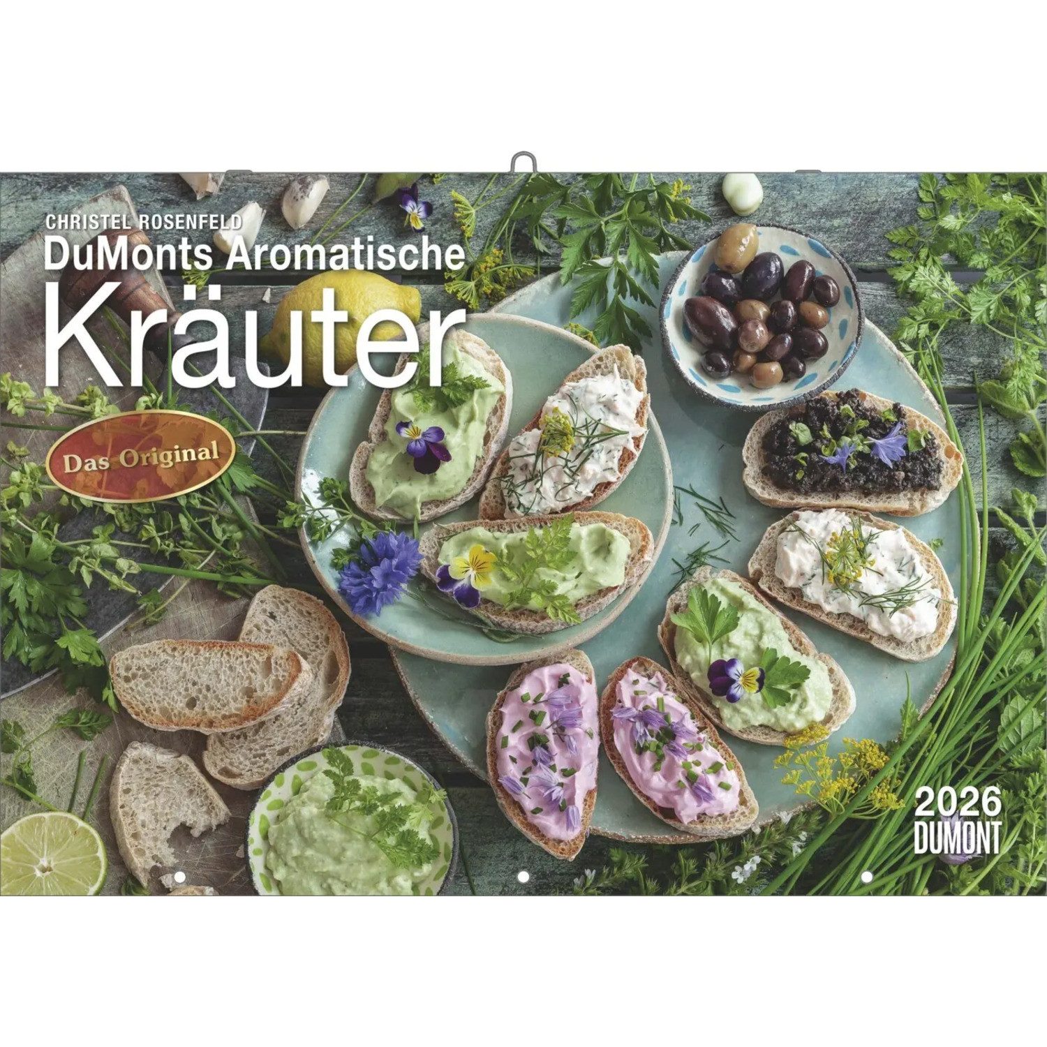 DUMONT Wandkalender DUMONTS - Aromatische Kräuter 2026 - Broschürenkalender 42 x 29 cm...