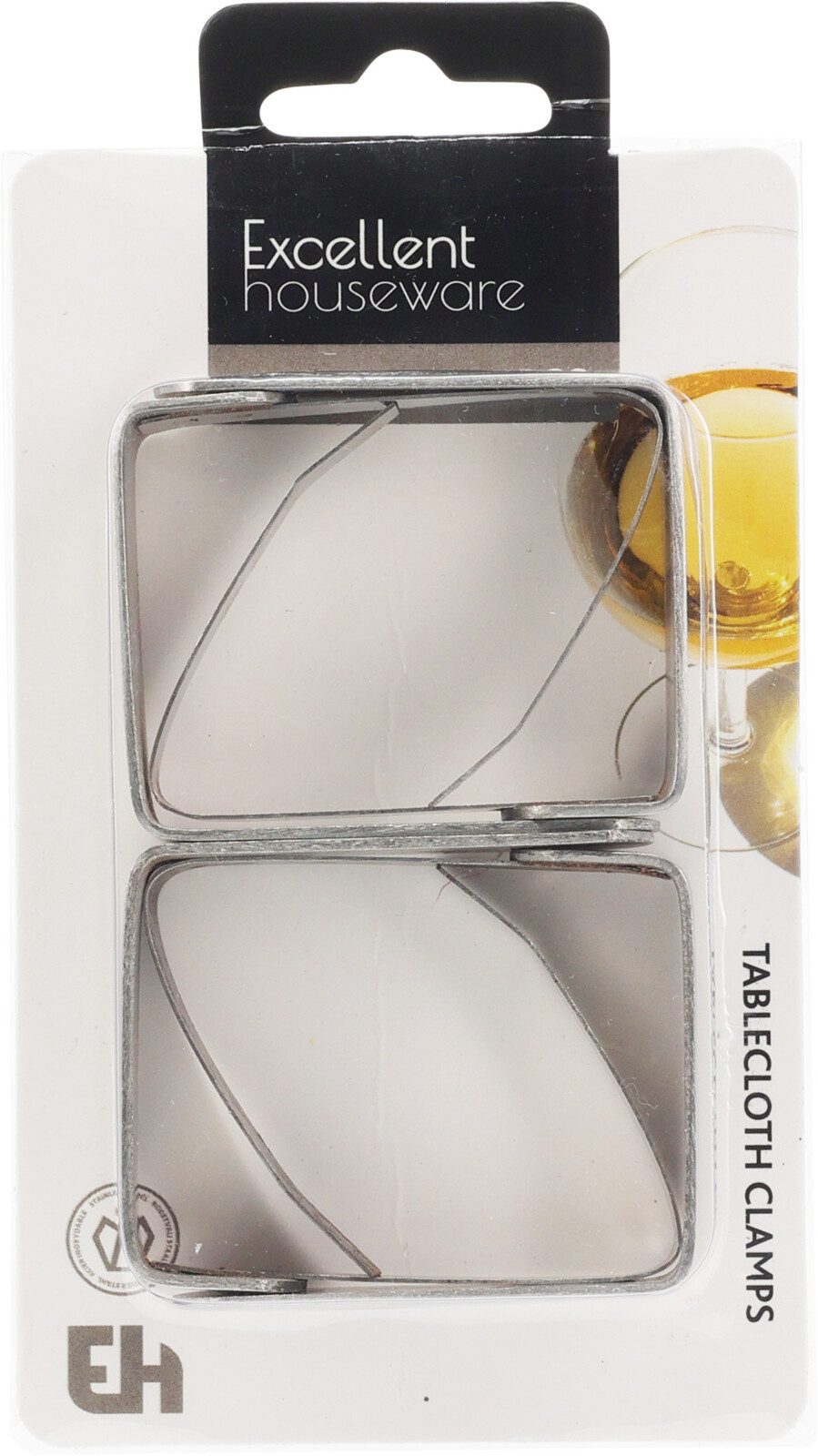 Koopman Tischtuchklammer Edelstahl 8 / 16 / 32 er Set, (Set, 8-tlg., Packung), 8er Set, Edelstahl, Befestigung, Tischtuchhalter, Tischclips – Bild 4 von 5