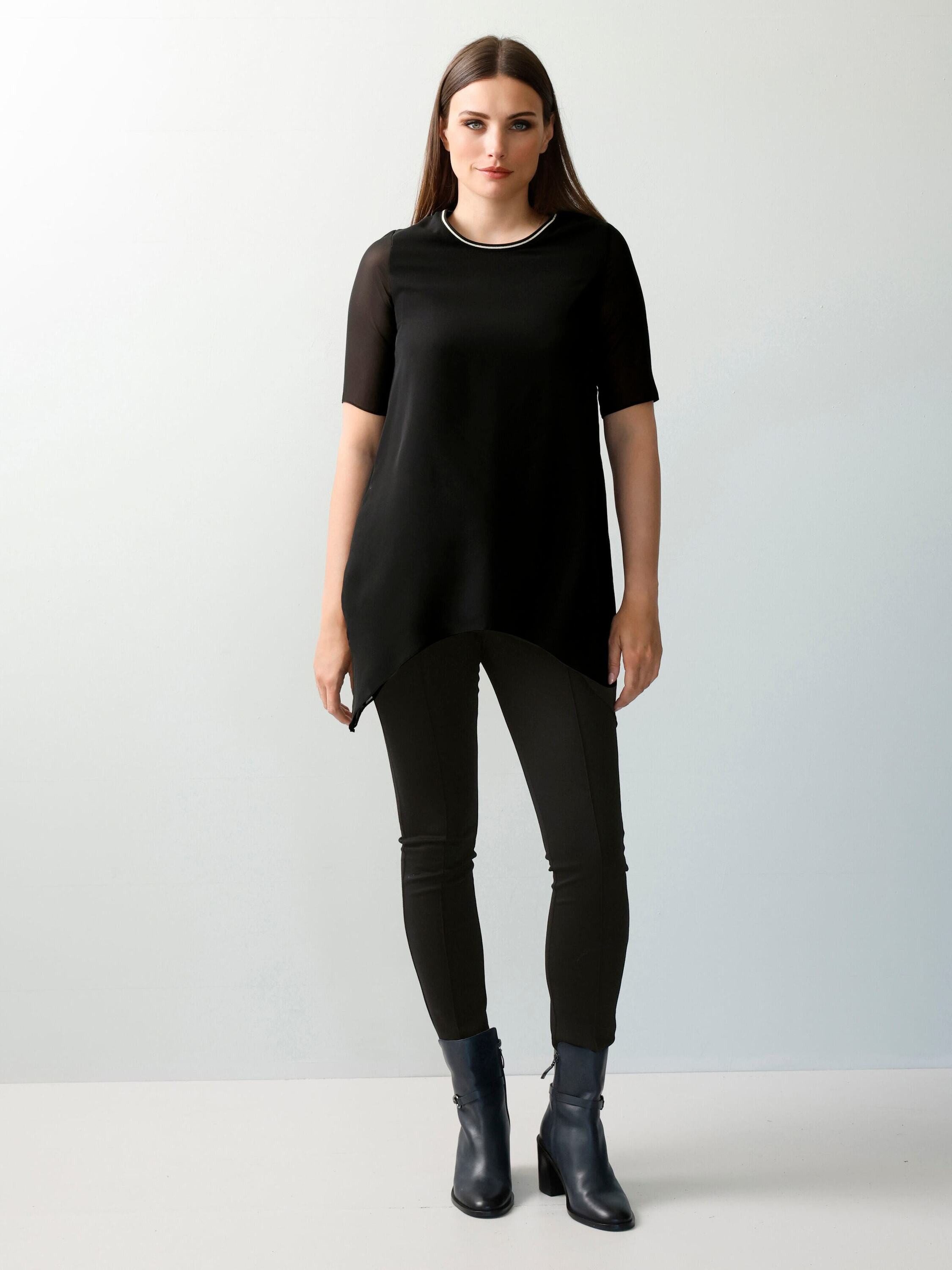 Alba Moda Kurzarmshirt Longshirt