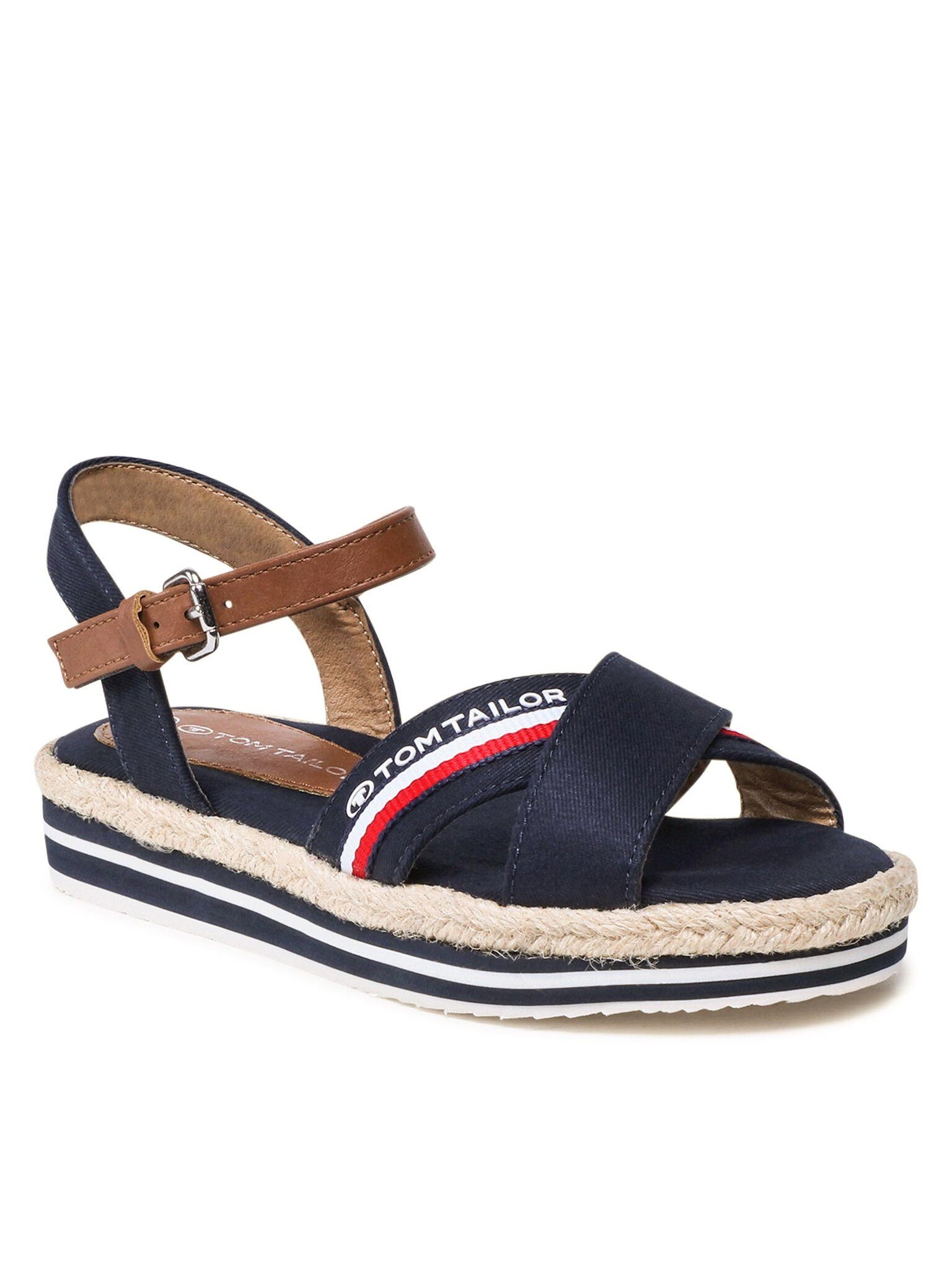 TOM TAILOR Эспадрильи 3274001 Navy Espadrille