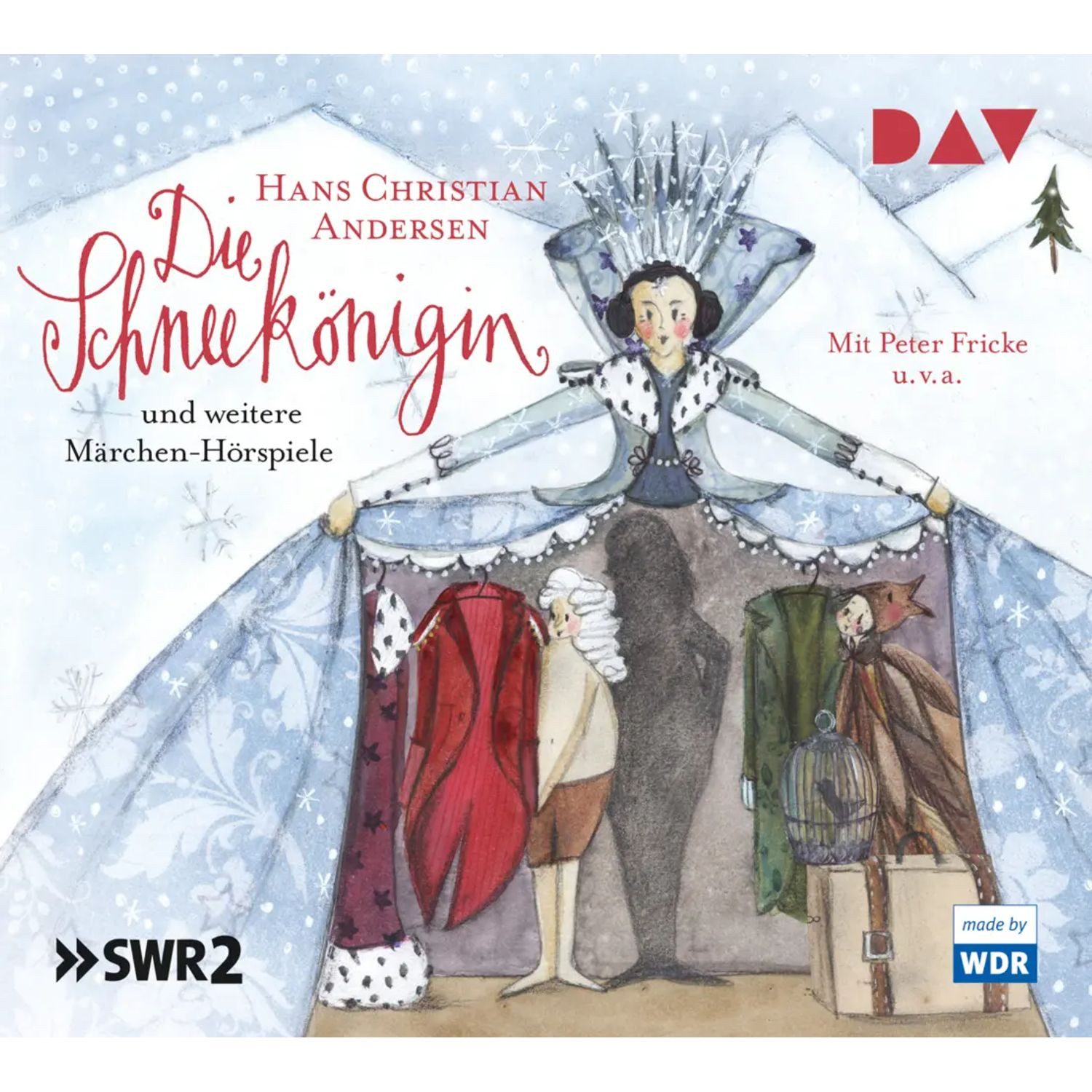 Der Audio Verlag Hörspiel Die Schneekönigin und weitere Märchen-Hörspiele,3 Audio-CDs