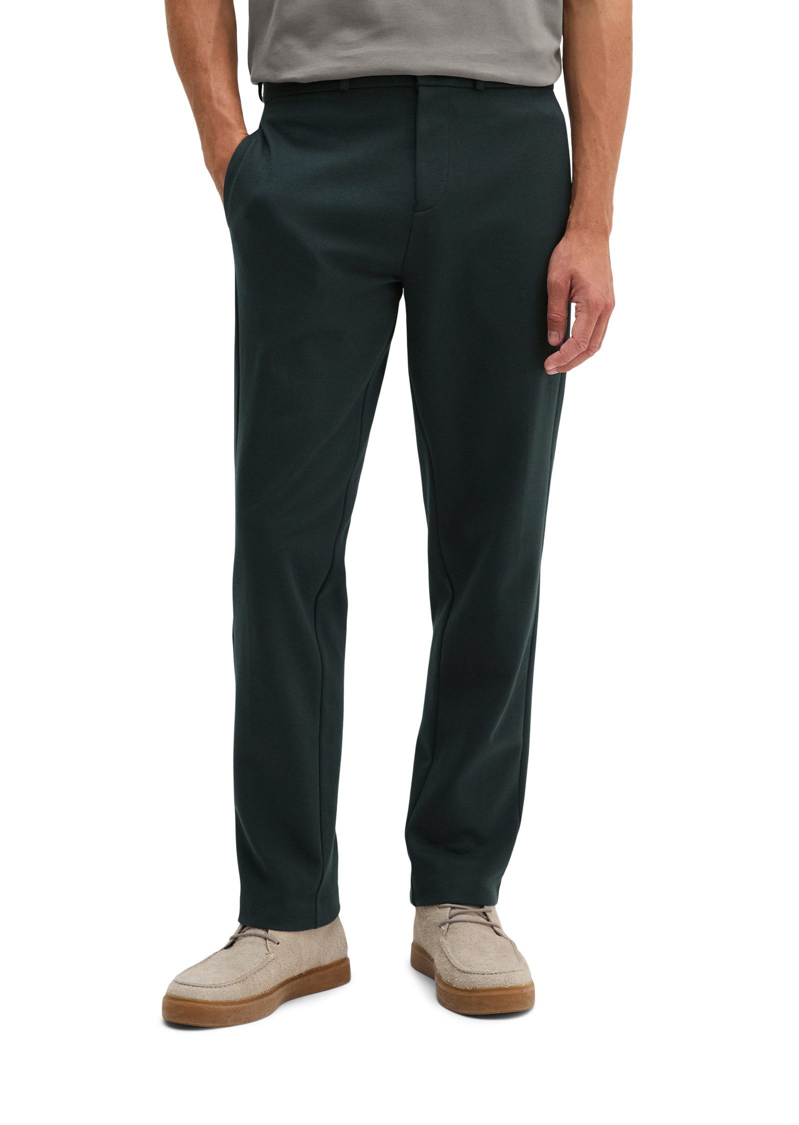 Marc O'Polo Jerseyhose aus weichem Bio-Baumwoll-Mix