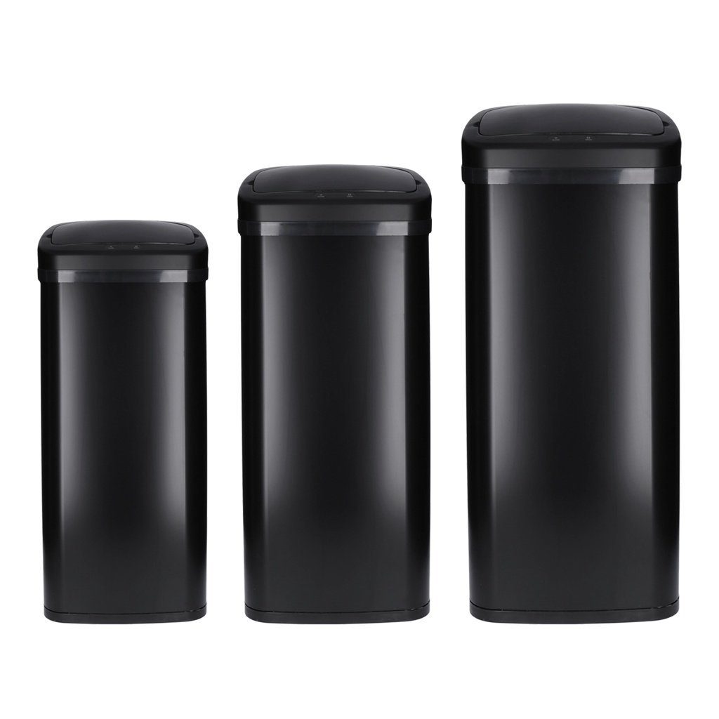TP Mülleimer Sensor eckig schwarz 30 Liter, Abfalleimer, Abfallbehälter