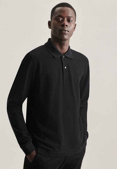 seidensticker Poloshirt »Regular« Langarm Kragen Uni