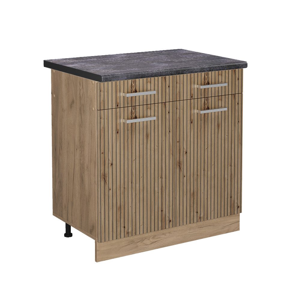 Vicco Unterschrank R-Line, Artisan-Eiche/Goldkraft Eiche, 80 günstig online kaufen