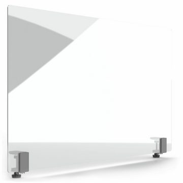 magnetoplan® Paravent Hygienewand - 80x60cm - Transparent - Acryl - Klammern (1 St)