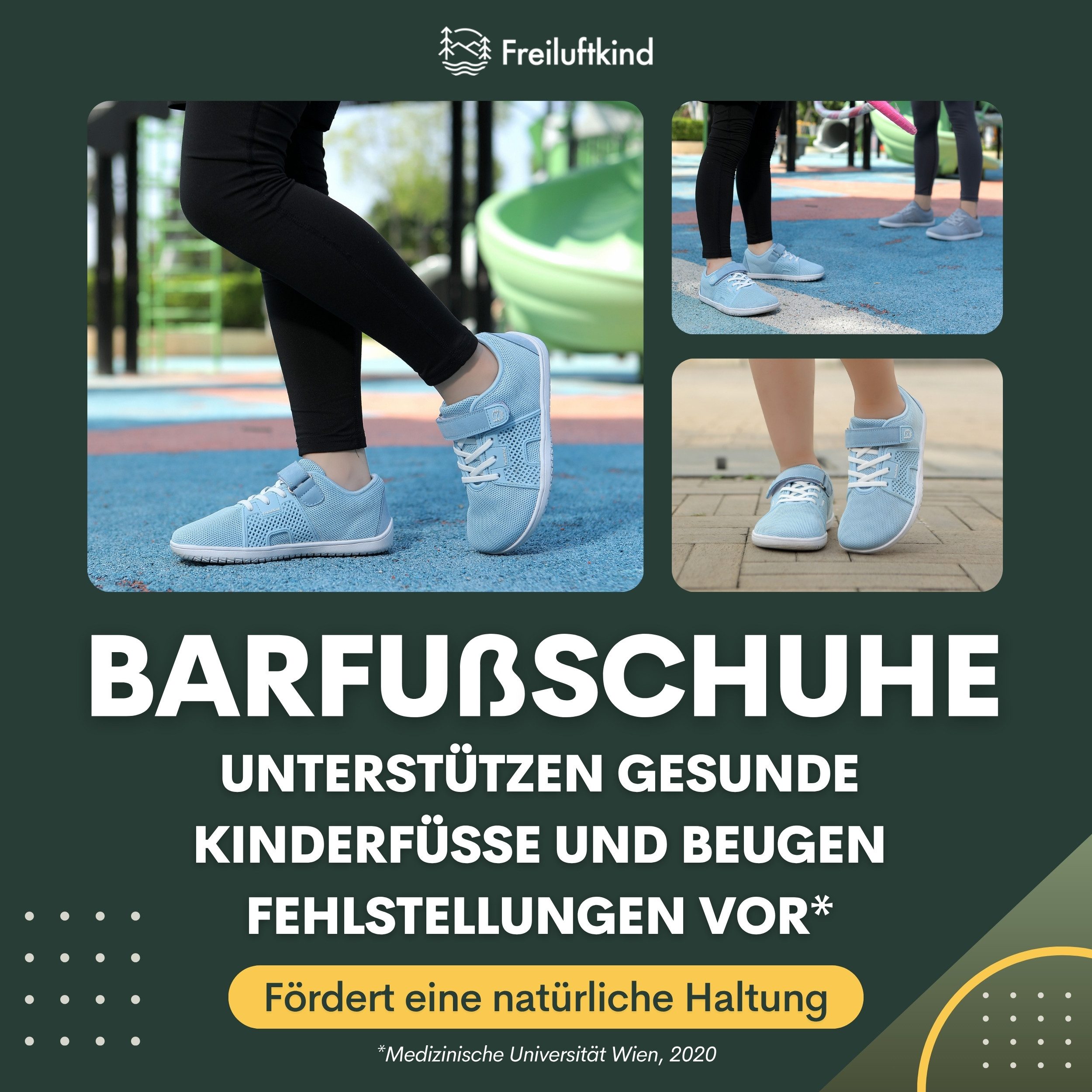 Freiluftkind Hokkaido Kids – Gesunde Sneaker Kinder-Barfußschuhe Barfußschuh – Bild 5 von 5
