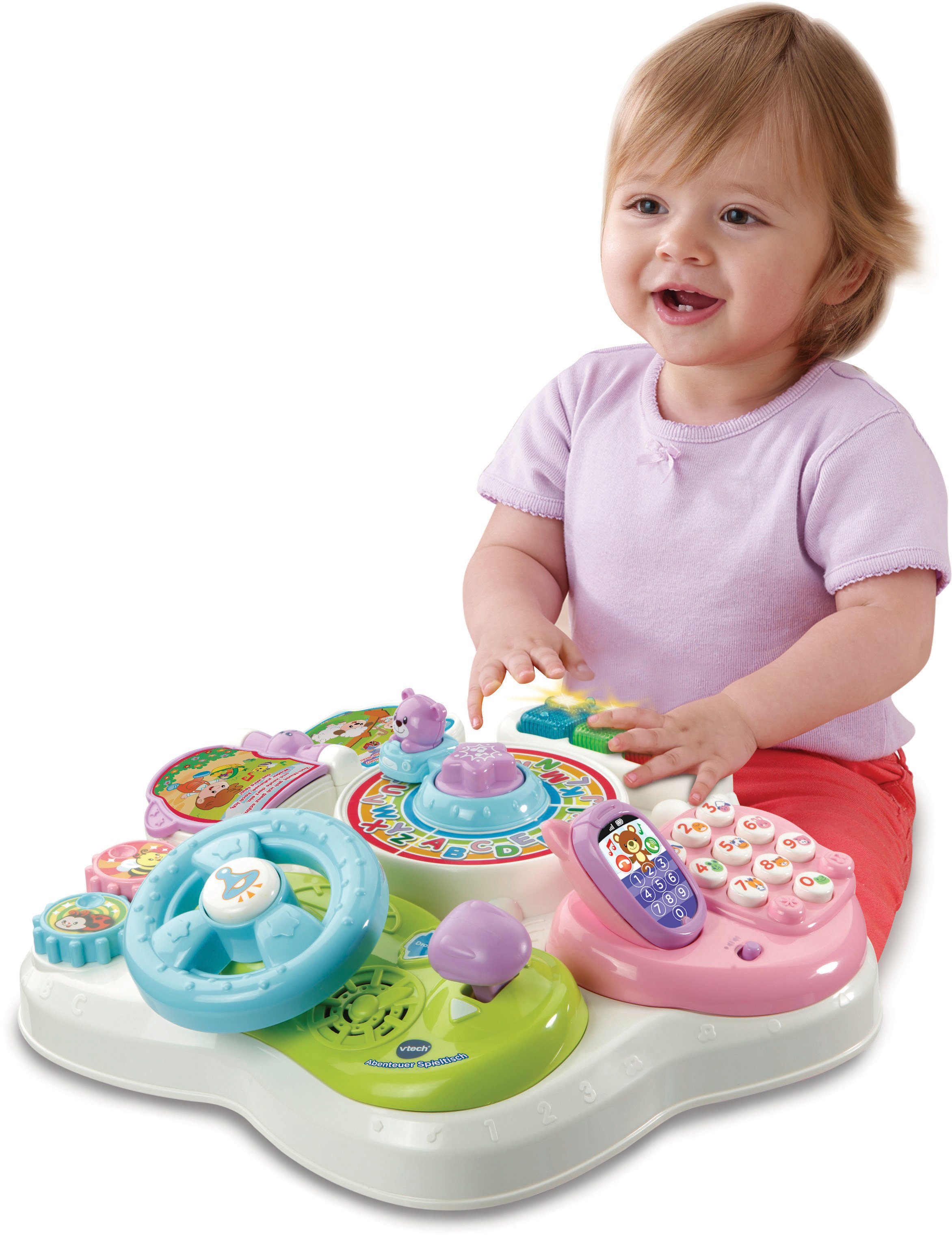Vtech® Spieltisch VTechBaby, Abenteuer Spieltisch, pink