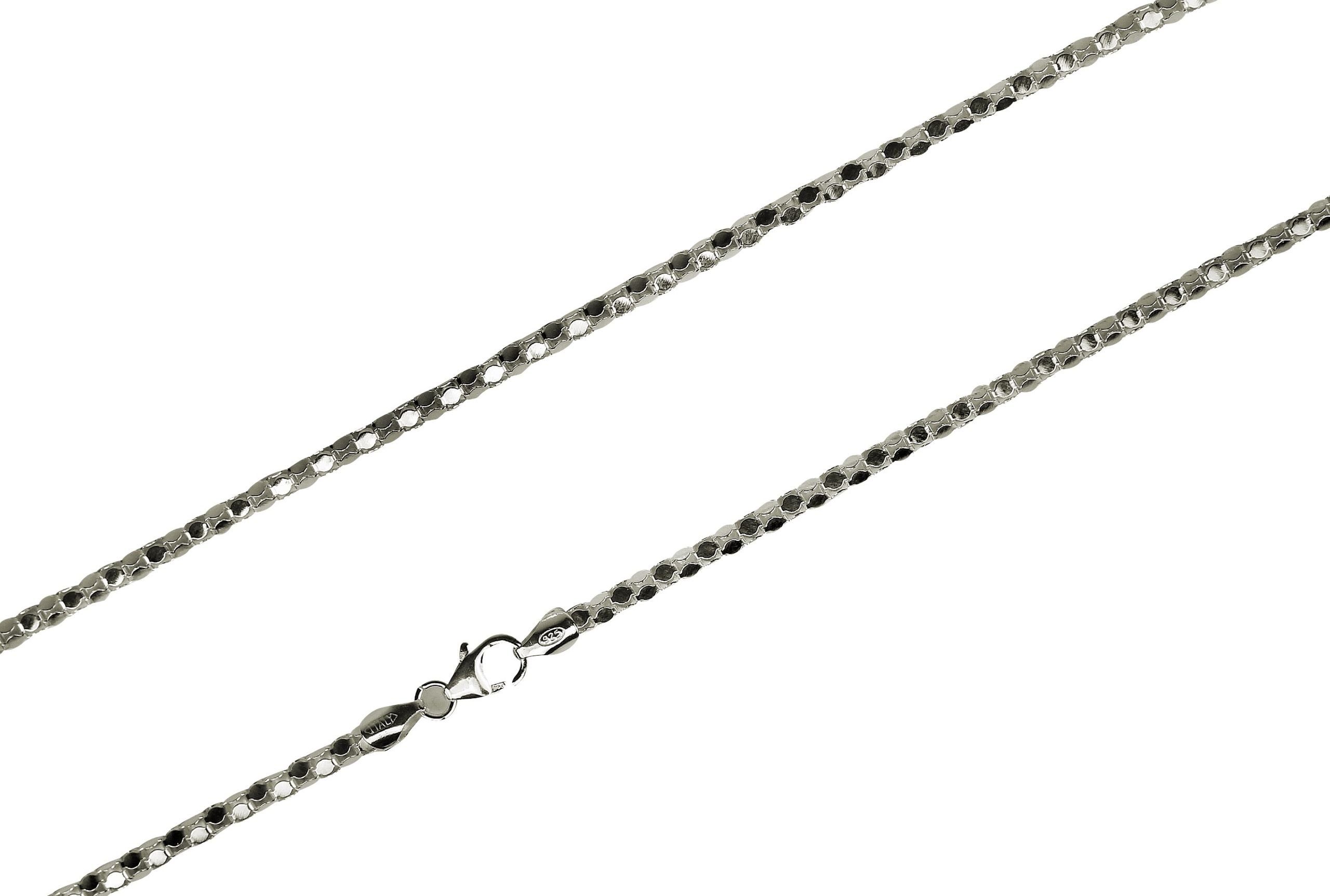 SILBERMOOS Statementkette Popcornkette, 925 Sterling Silber