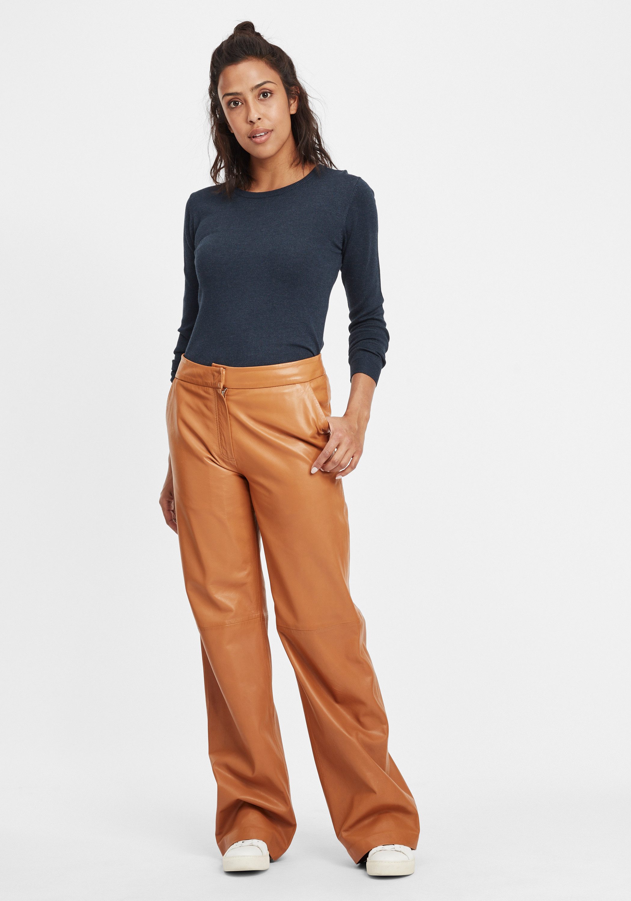 OXMO Strickpullover OXEdda Gemütlicher Basic Feinstrickpullover günstig online kaufen