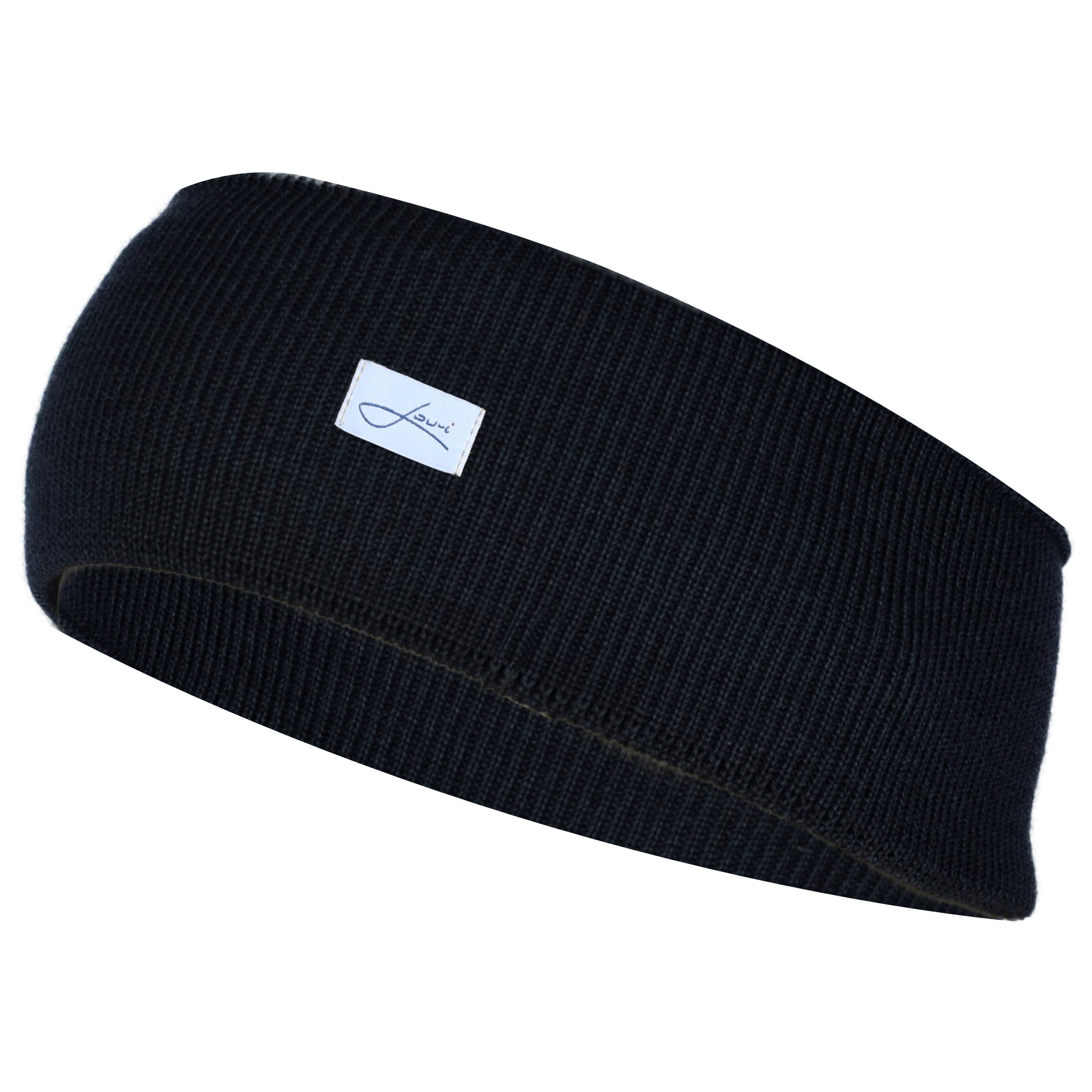 Lou-i Stirnband Stirnband aus Schurwolle Made in Germany mulesingfreie Merinowolle