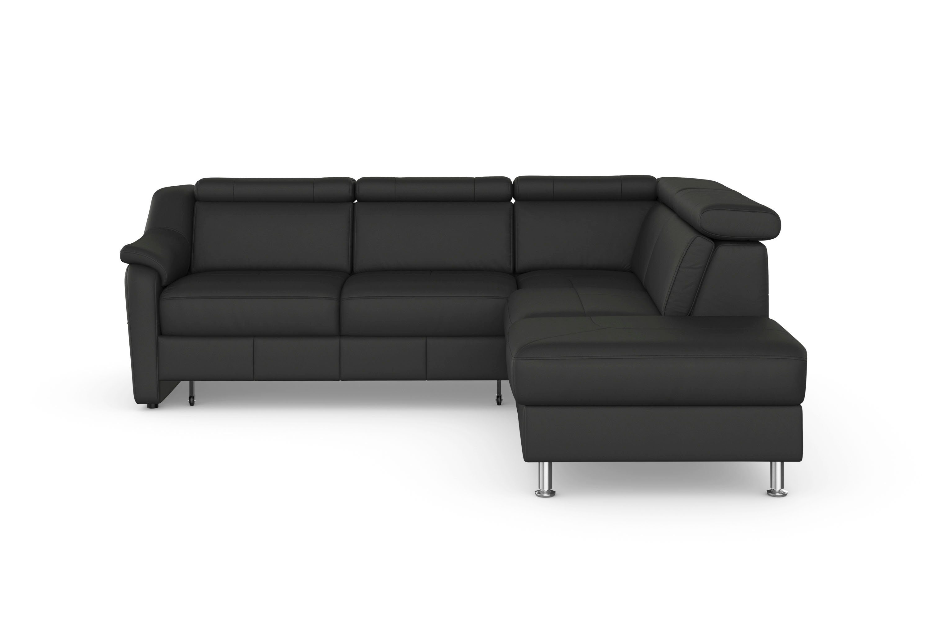 sit&more Ecksofa Freetown L-Form, inklusive Kopfteilverstellung und komfortablem Federkern