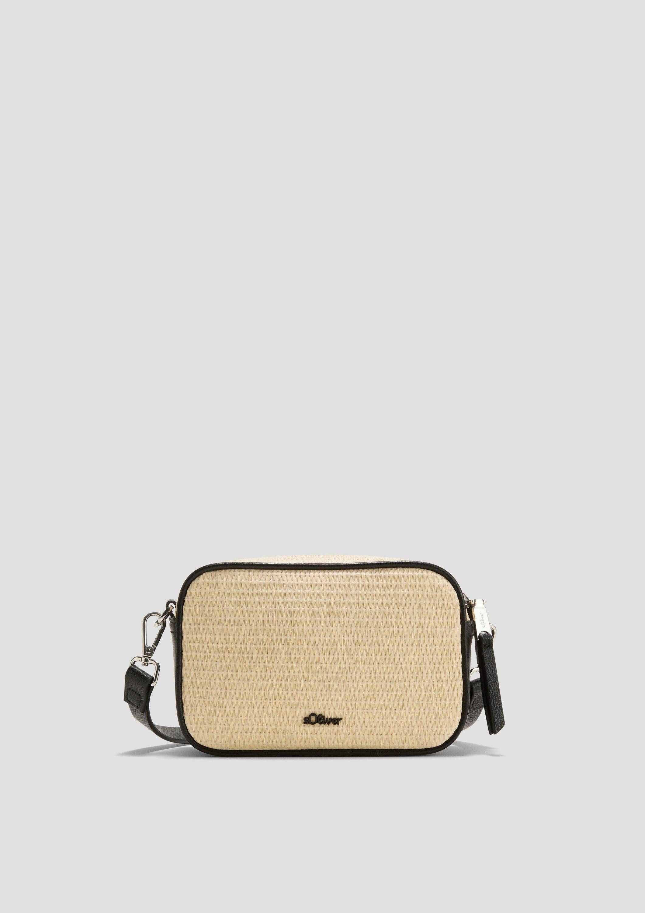 s.Oliver Umhängetasche Tasche, Schultertasche in Bast-Optik