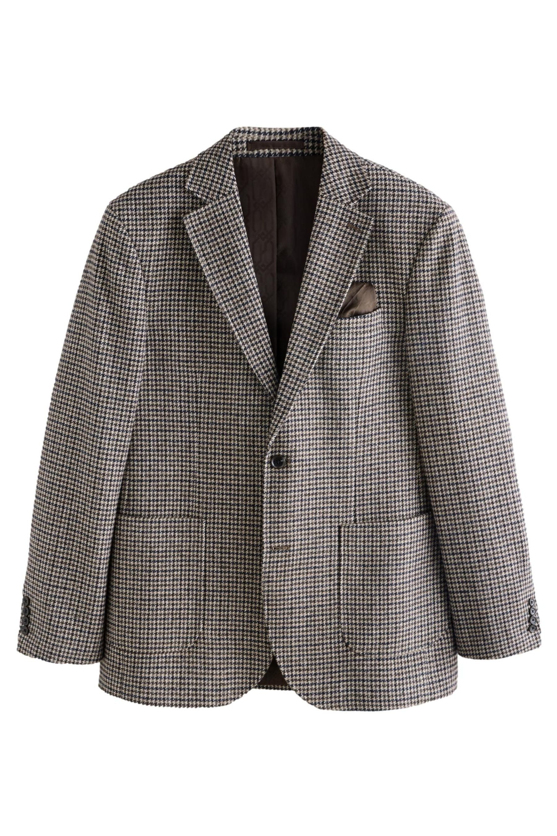 Next Куртки блейзер Slim Fit Sakko mit Hahnentrittmuster (1-tlg)