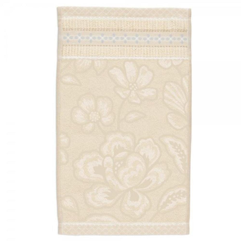 PiP Studio Badetücher Gästehandtuch Jasmin Jacquard Sand (30x50cm) (3-teilig)