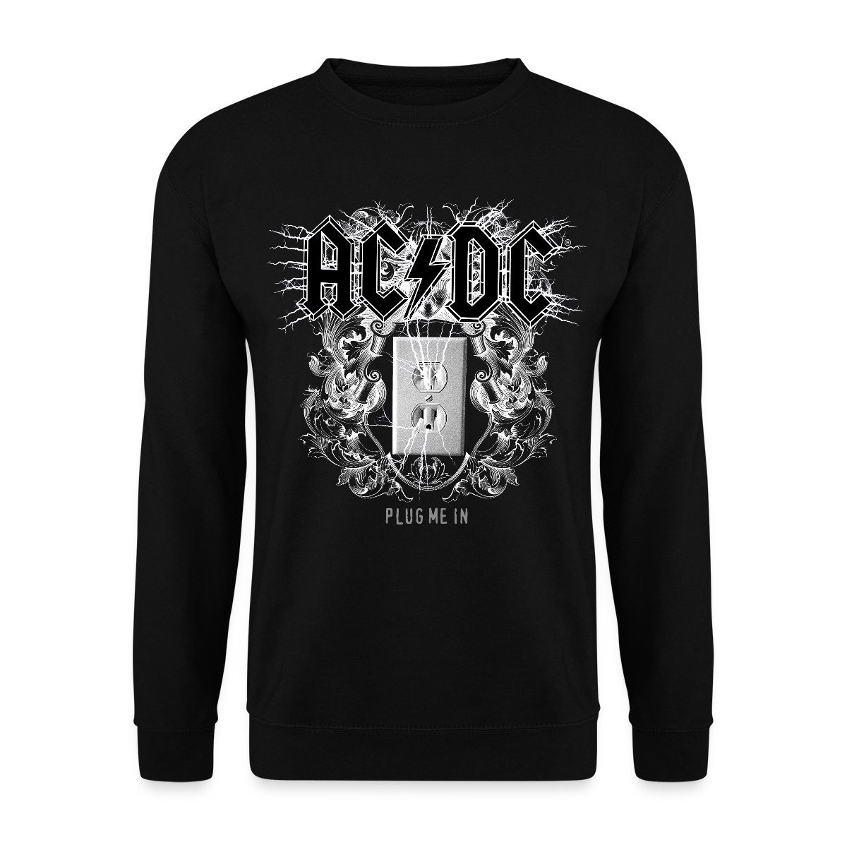 Spreadshirt Sweatshirt AC/DC Logo Plug Me günstig online kaufen