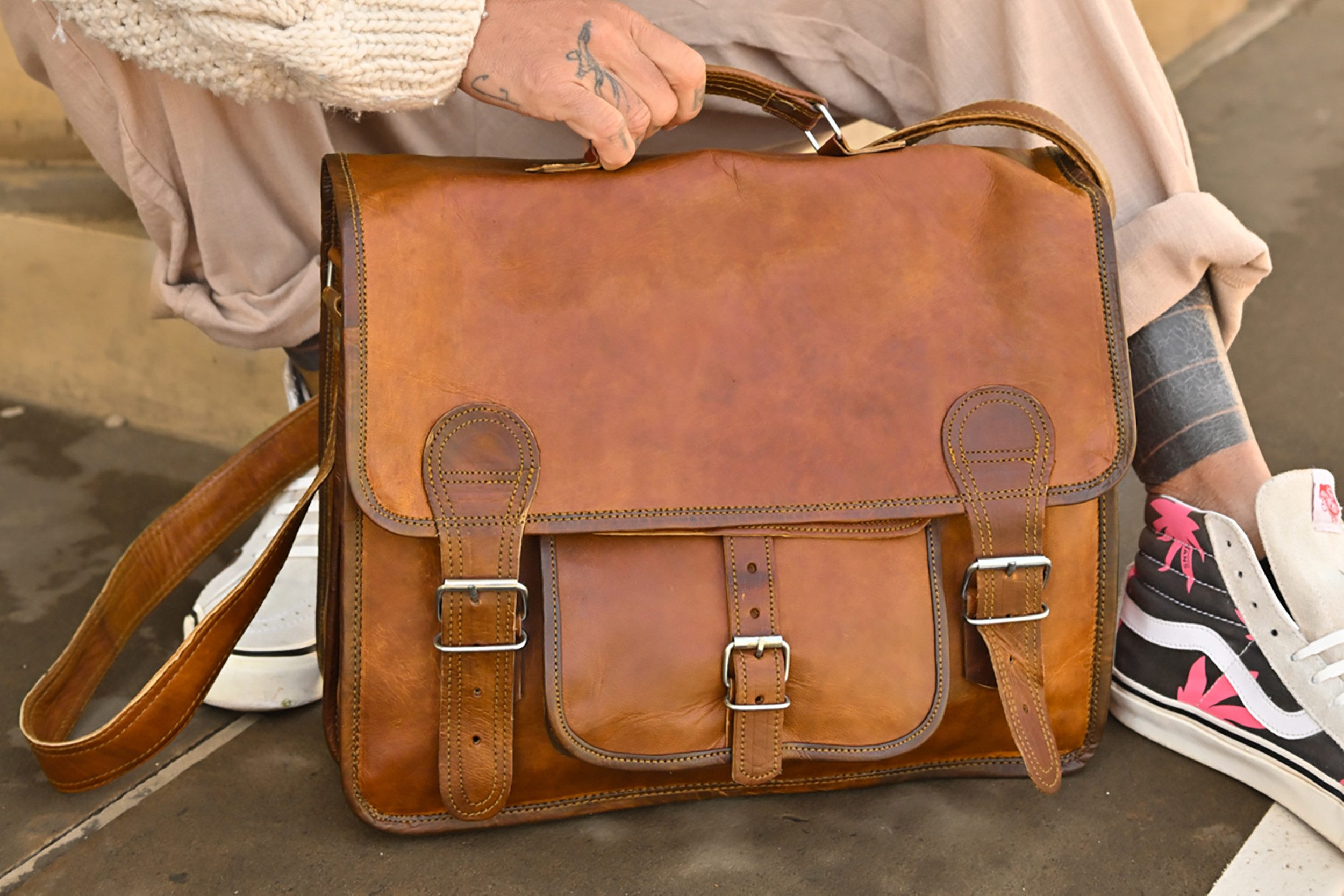 Gusti Leder Aktentasche Gusti Leder Aktentasche Leon (1-tlg), Aktenordner günstig online kaufen