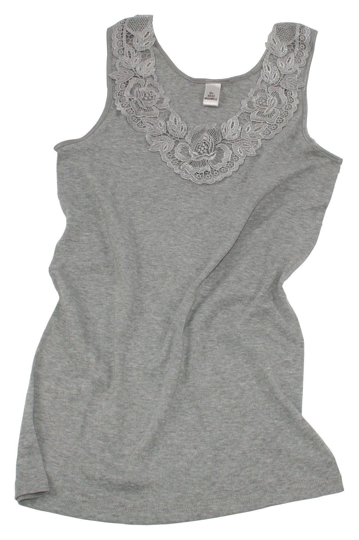 Cotton Prime® Unterhemd mit Spitze in angenehmer Baumwollqualität – Bild 4 von 5