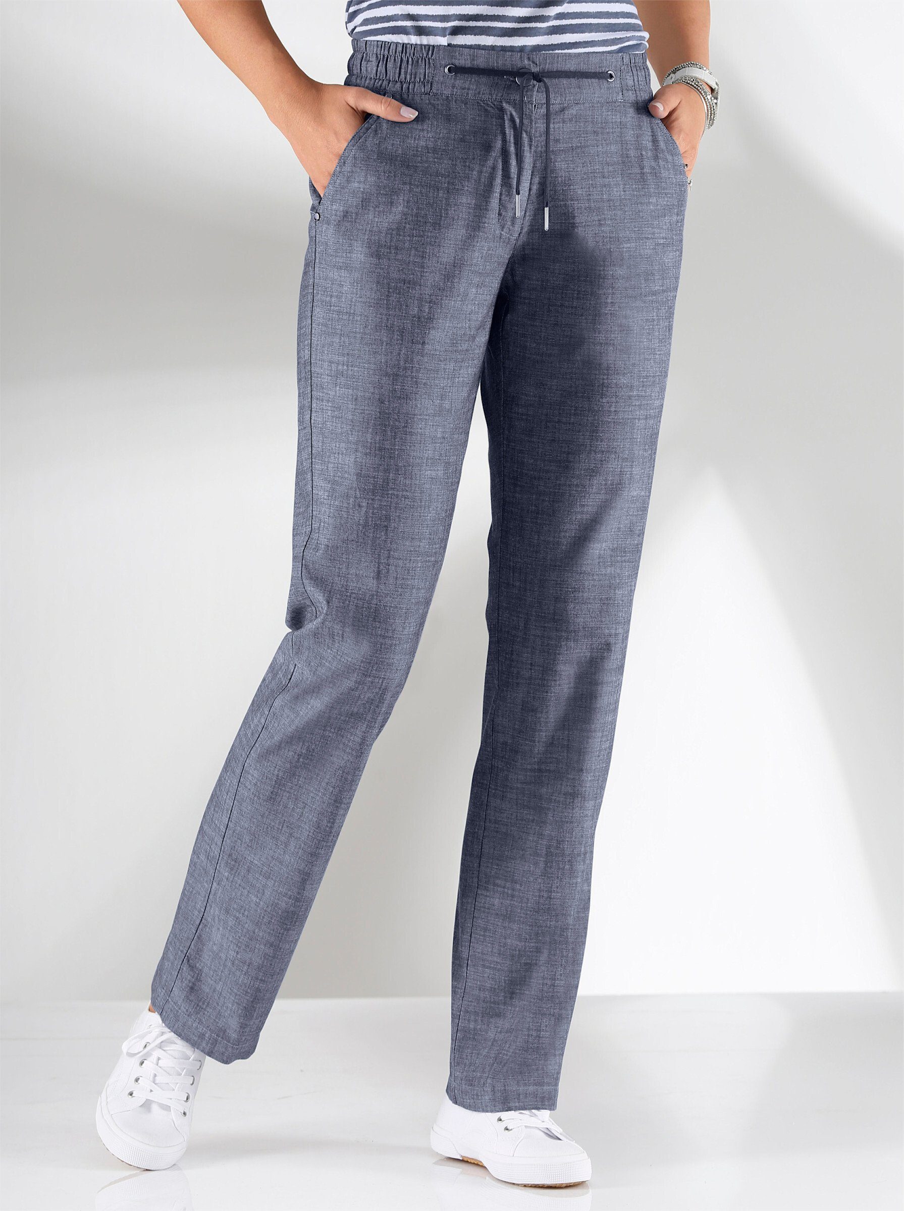 WITT WEIDEN Jerseyhose Innenbeinlänge ca. 74 cm jeansblau