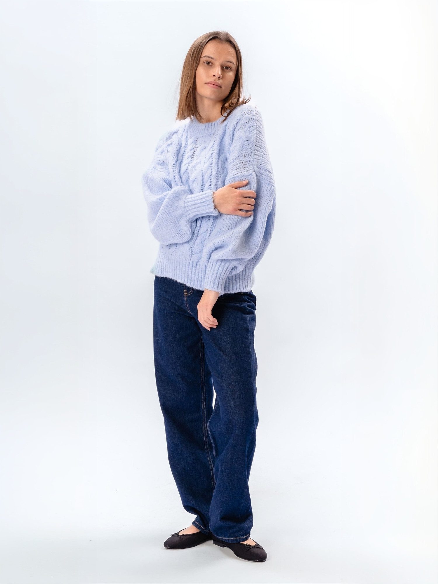 TEESHOPPEN Rundhalspullover TEESHOPPEN Pullover Emma Cable