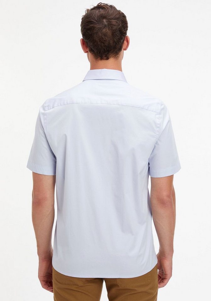 Calvin Klein Kurzarmhemd mit Calvin Klein Logo auf der Brust, Calvin Klein  Logostickerei auf linker Brust