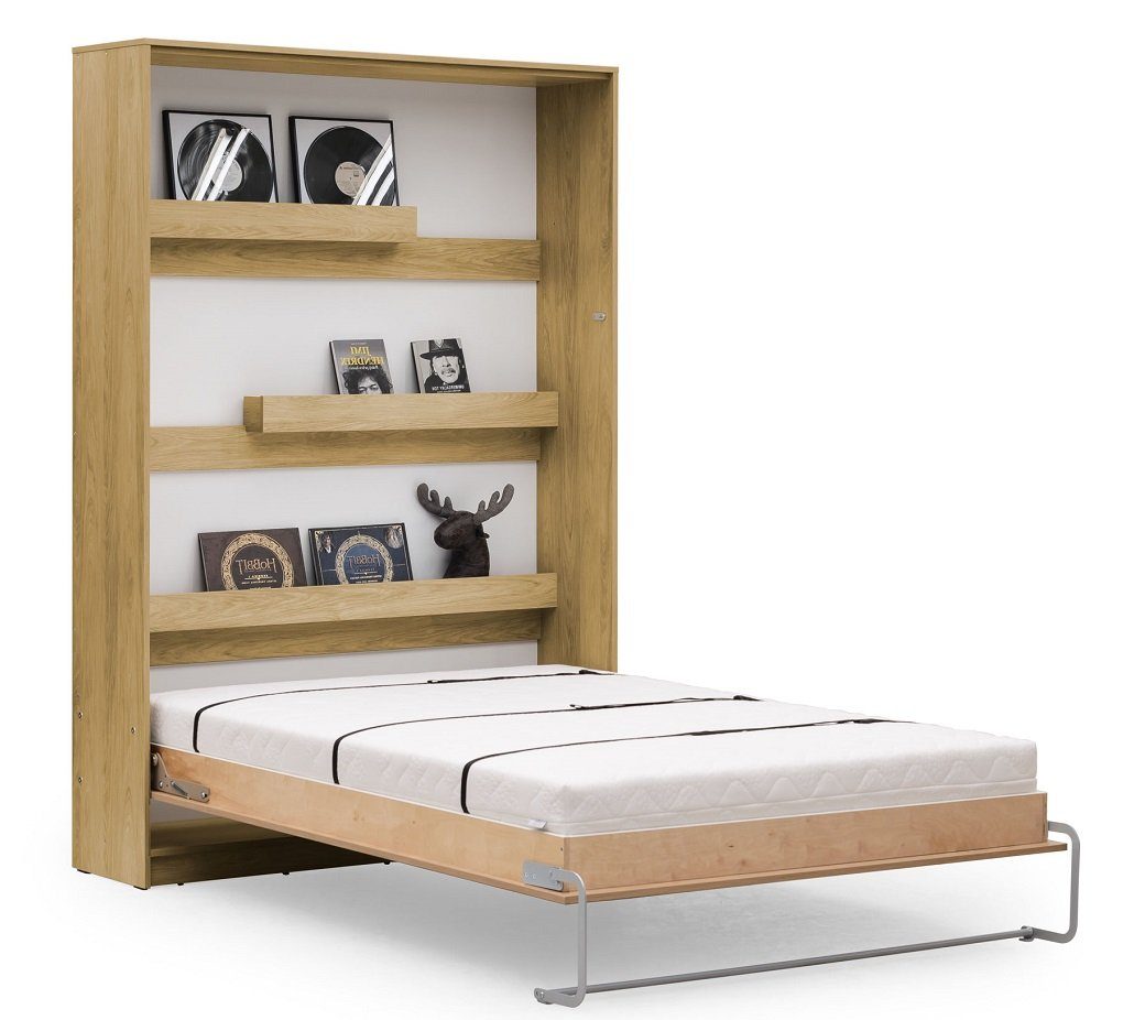 QMM TraumMöbel Schrankbett Wandbett VB 140 günstig online kaufen