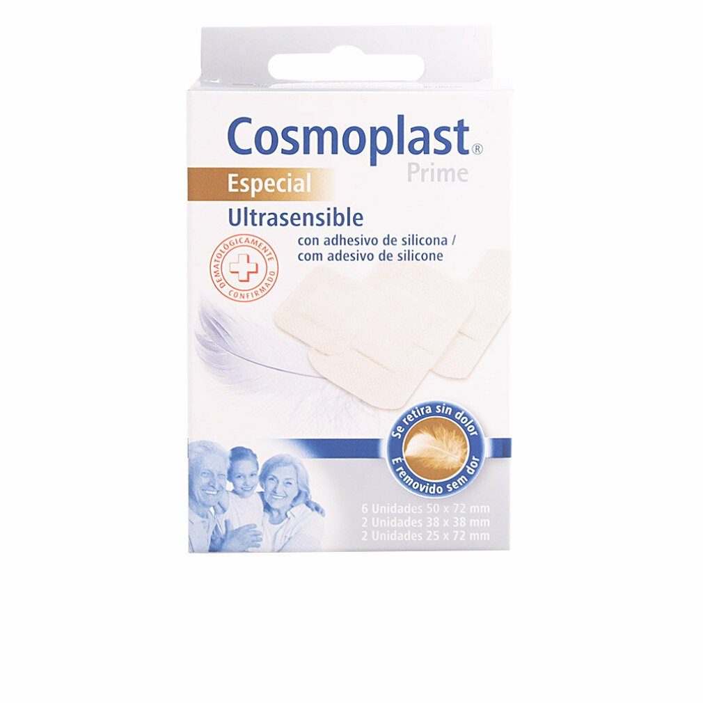 Cosmoplast Wundpflaster COSMOPLAST ultrasensible tiritas sin dolor 10 pz