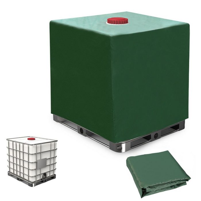 TolleTour Gartenmöbel-Schutzhülle IBC Container Abdeckung 1000L 120x100x116cm Wasserdichte Schutzhülle