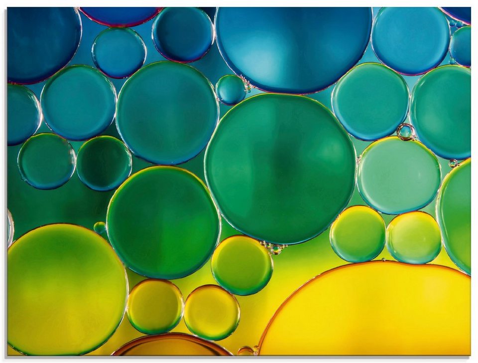 Artland Glasbild Farbverlauf, Muster (1 St), in verschiedenen Größen