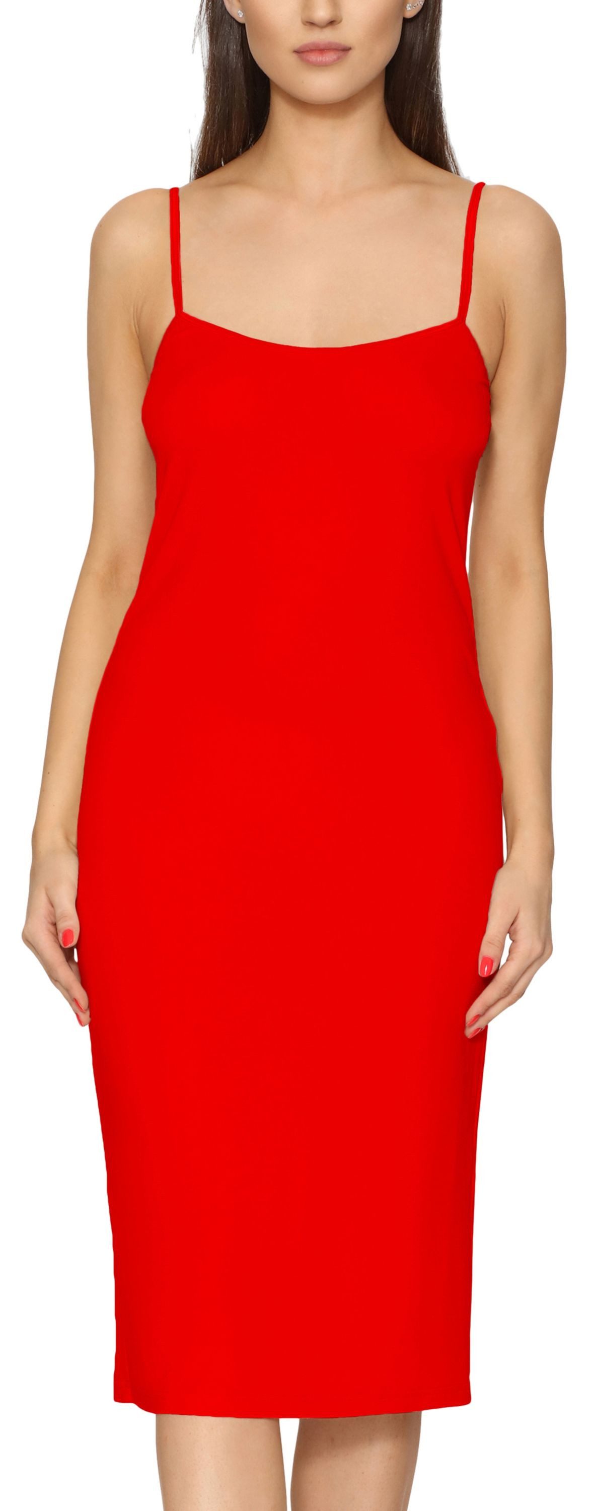 Merry Style Unterkleid Damen Spaghettikleid MS10-402 (1-tlg) aus Viskose