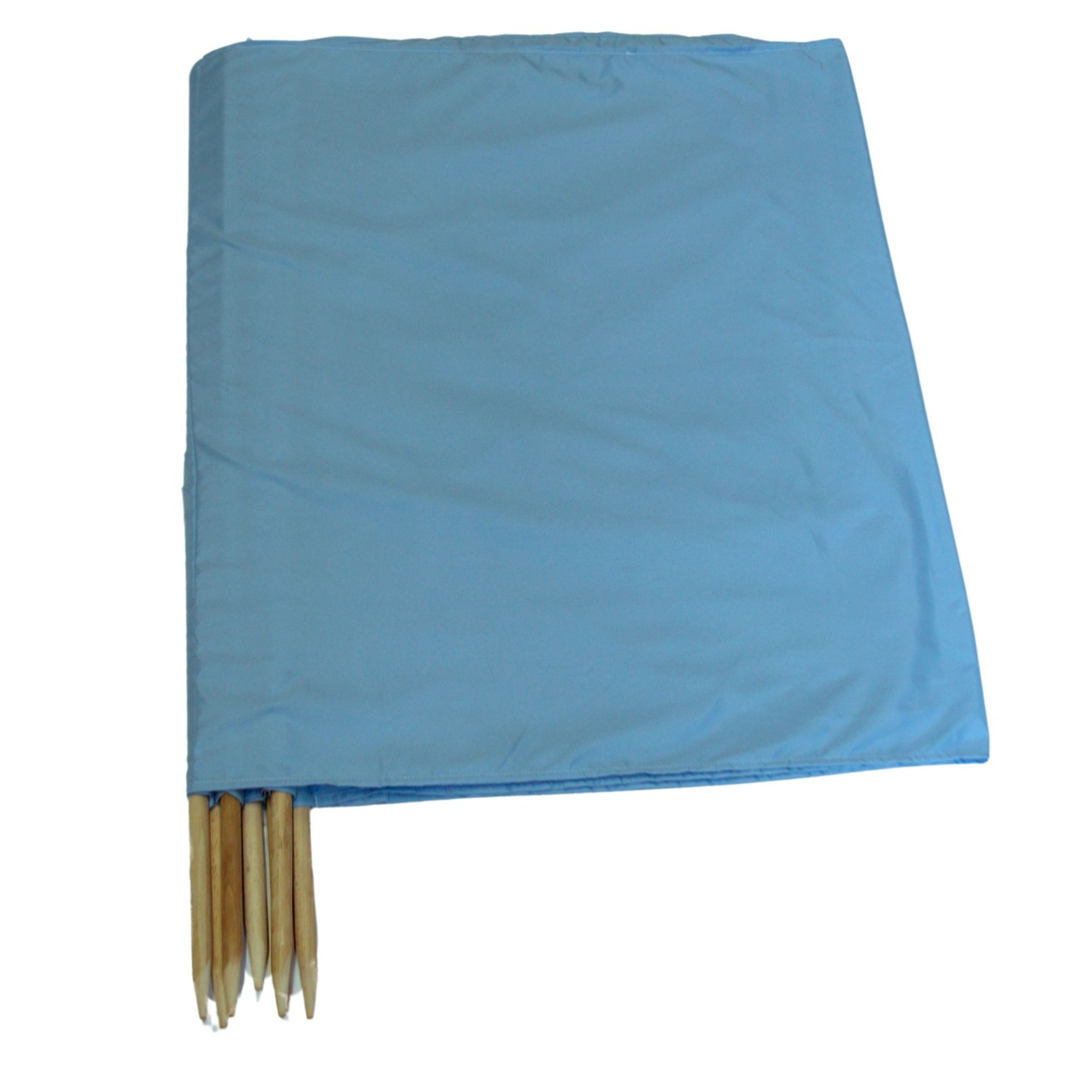 Aves-24 Windschutz WINDSCHUTZ 8m für Strand Garten Meer SICHTSCHUTZ Camping Blickschutz, 50. Einfarbig Blau
