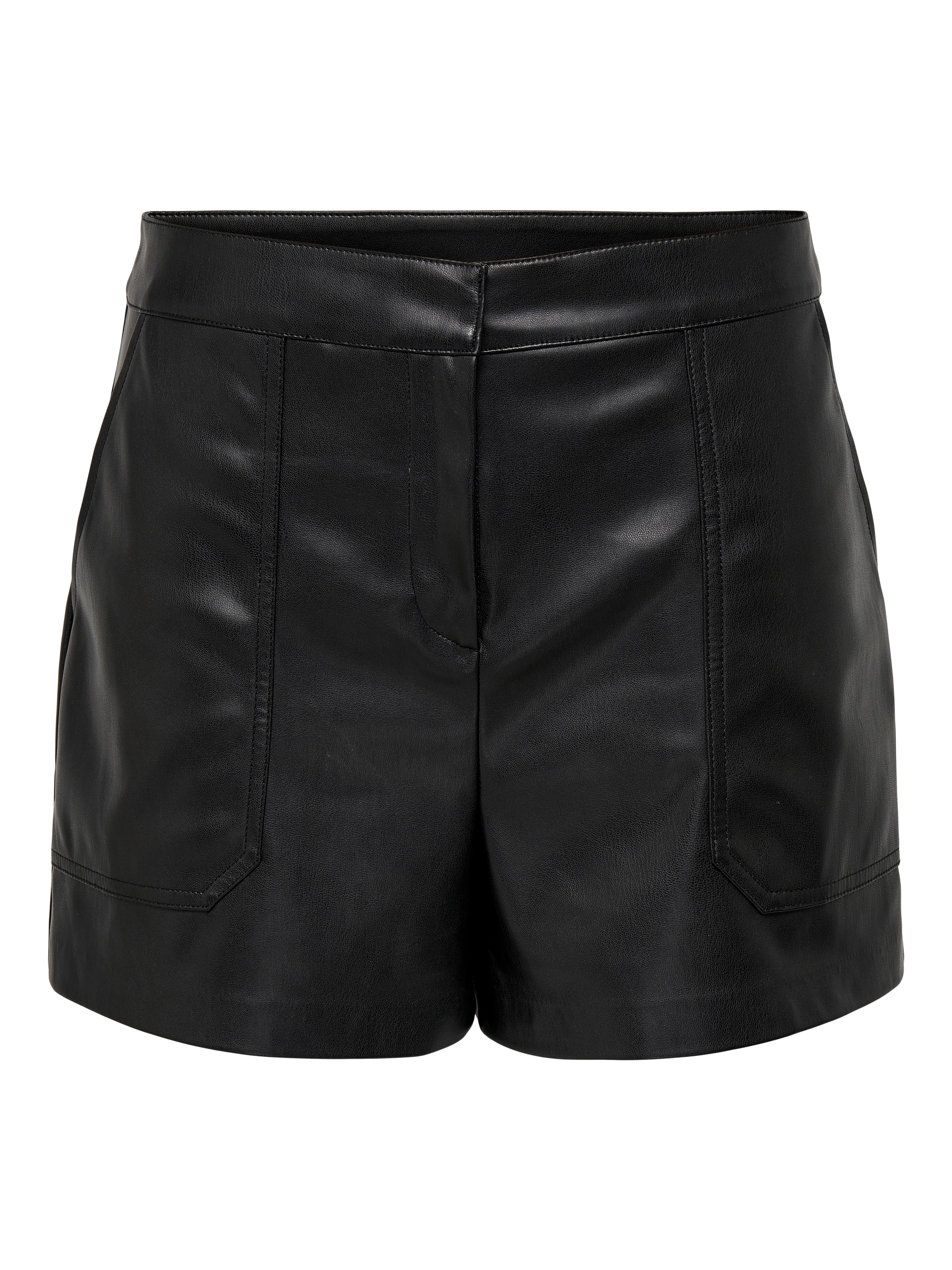 ONLY Lederimitathose ONLTRICIA FAUX LEATHER SHORTS OTW NOOS