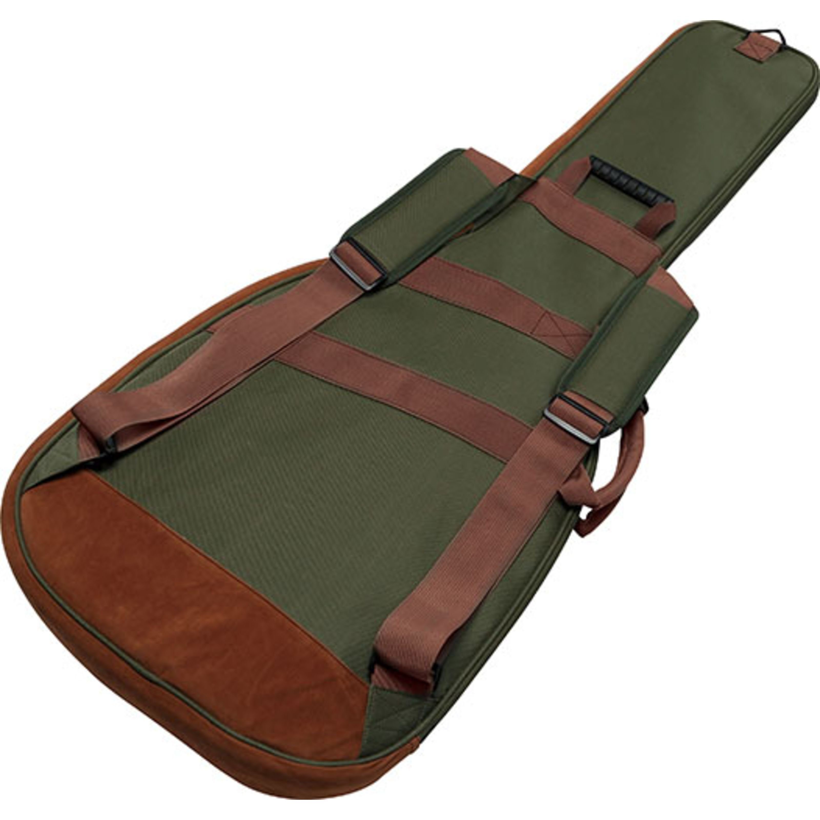 Ibanez Gitarrentasche (Gitarrenkoffer und Gitarrentaschen, E-Gitarren Tasche), Powerpad Electric IGB541 Gigbag Moss Green - Tasche für E-Gitarren