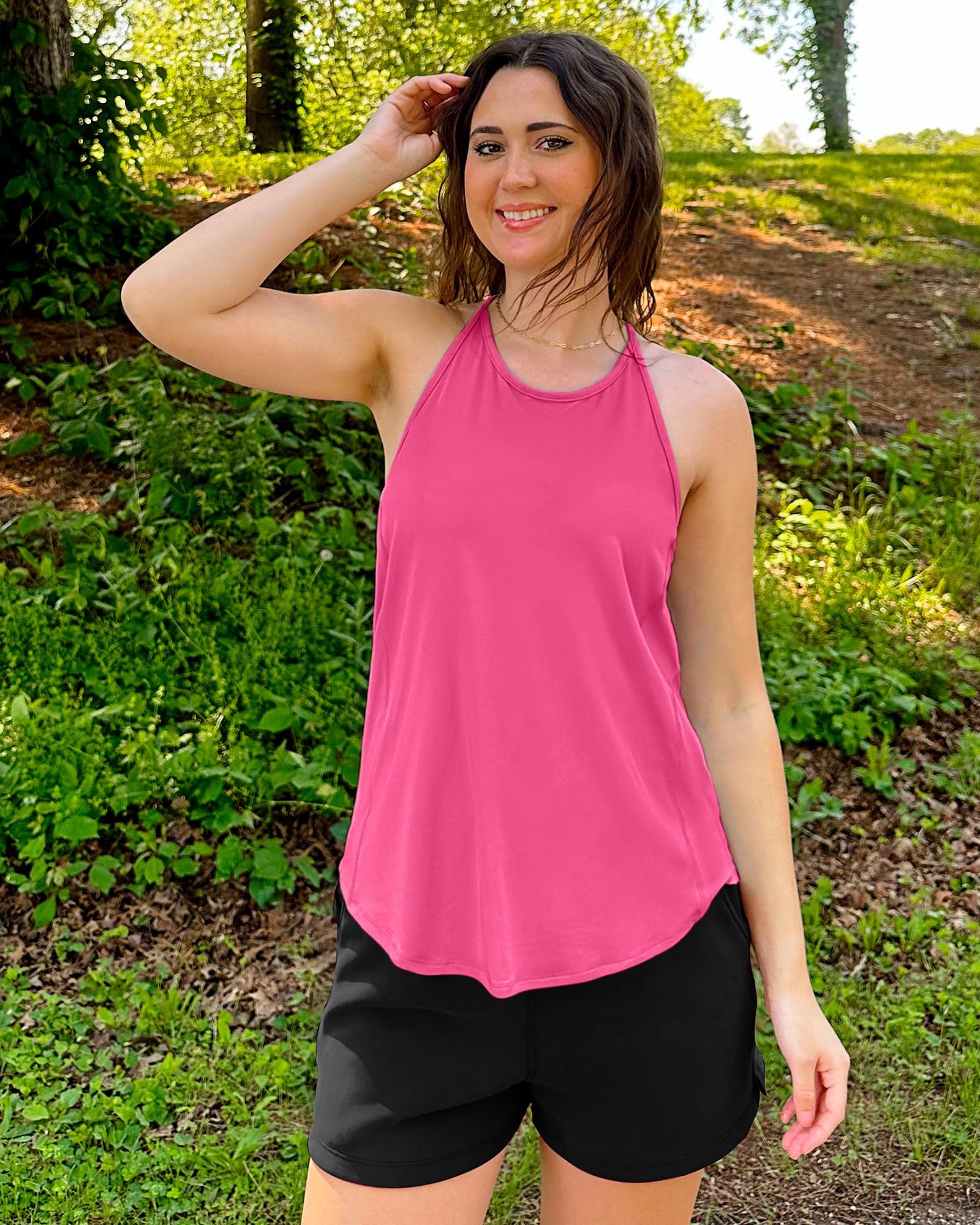 G4Free Tanktop G4Free Damen Sportliche Tanktops, leichte Laufshirts schnelltrocknend, Y-Rücken, lockere Passform, Laufshirts