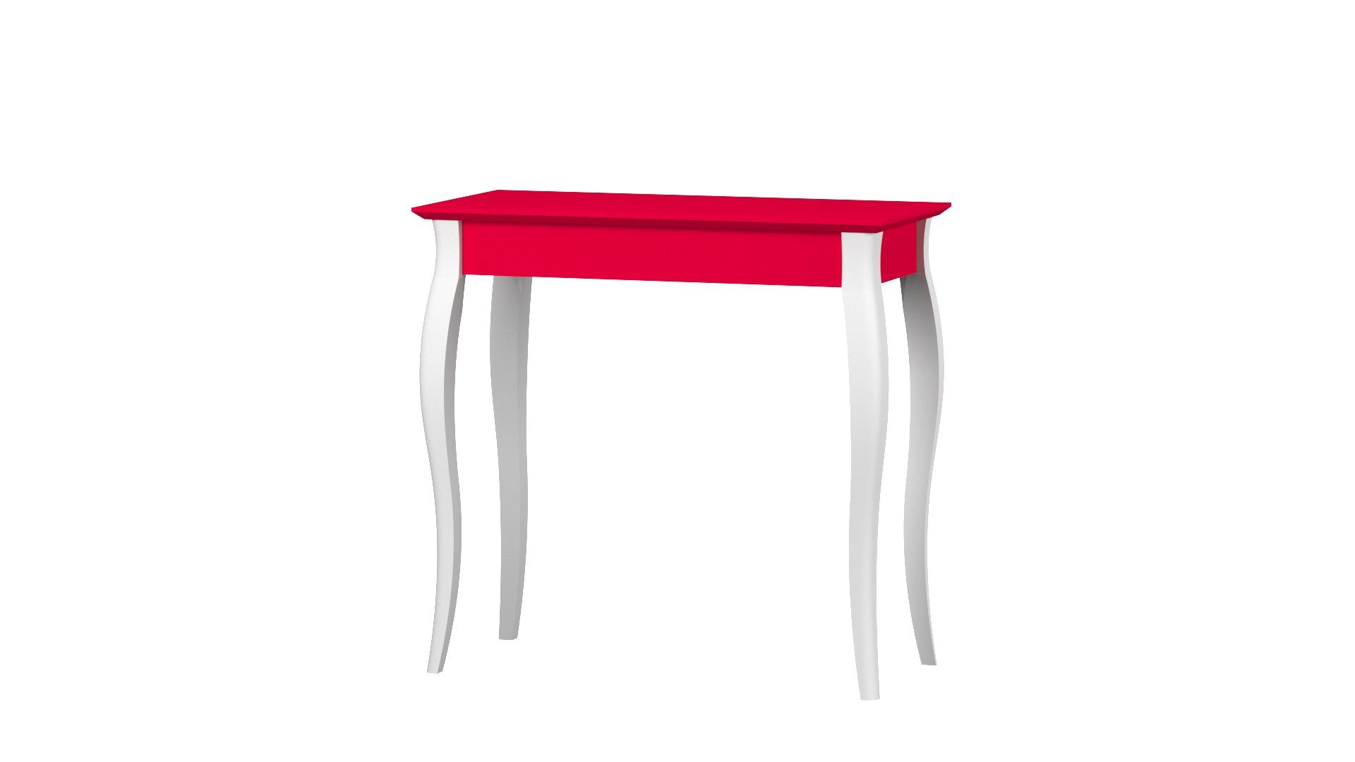 Siblo Schreibtisch Kinderschreibtisch Niklas - Bunter Schreibtisch (Kinderschreibtisch Niklas ohne Schublade) Rot