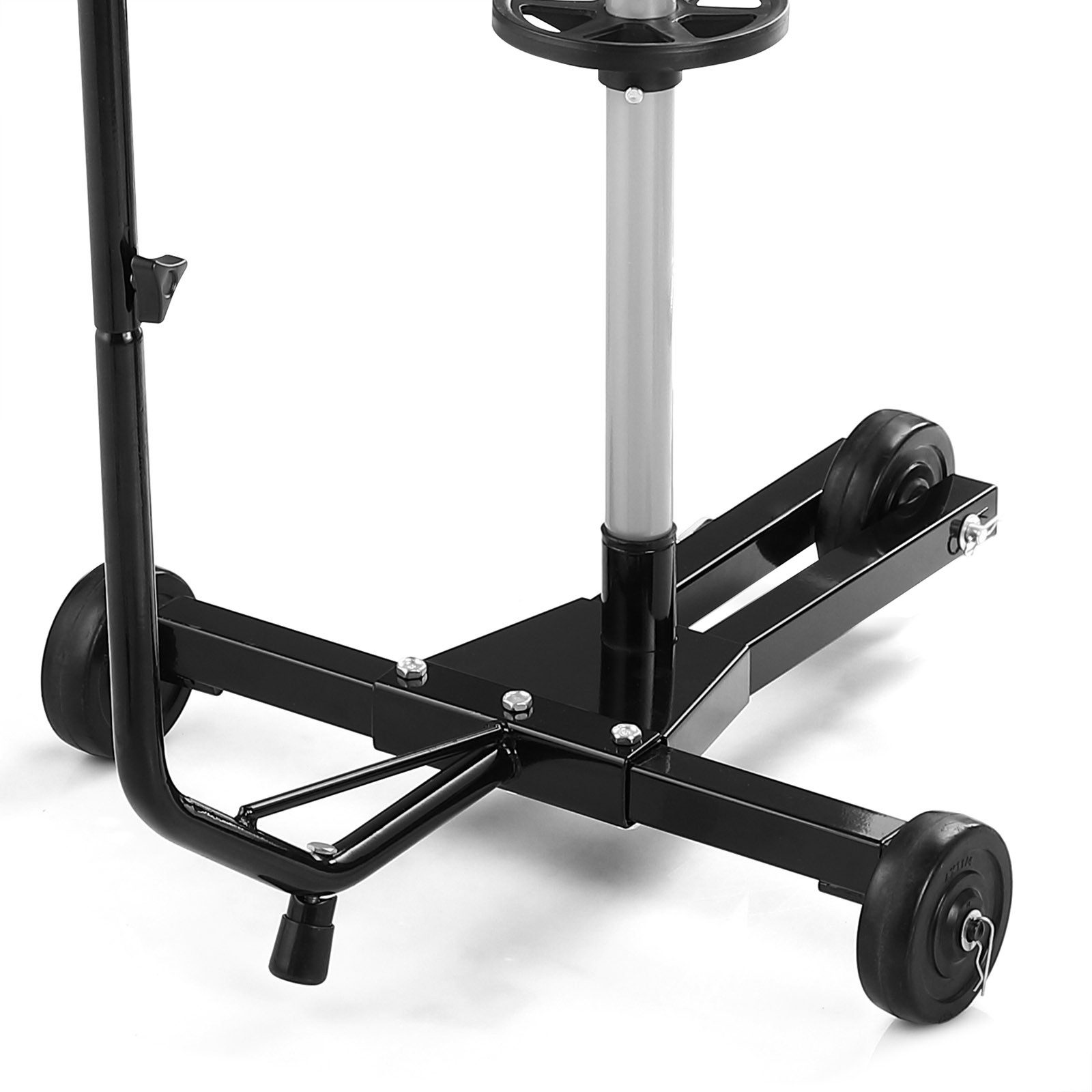 monzana Felgenbaum mit Abdeckung, Reifenständer für 4 Autoreifen 225mm mit Zubehör Mobile Felgenständer