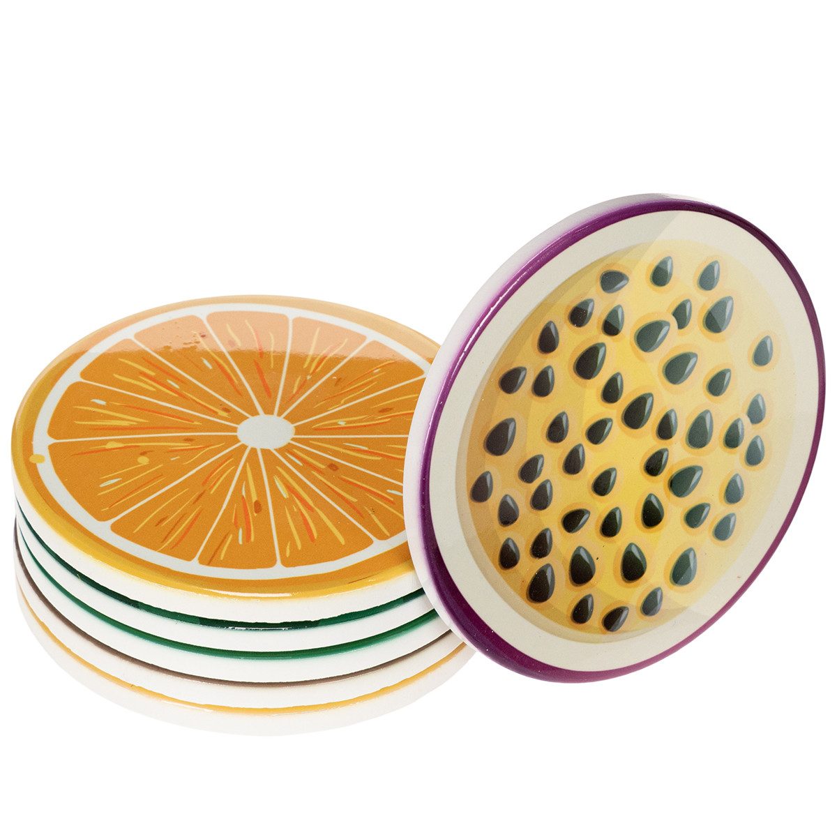 DIJK Dekofigur Fruchtdesign Untersetzer für Tischdeko und stilvolle