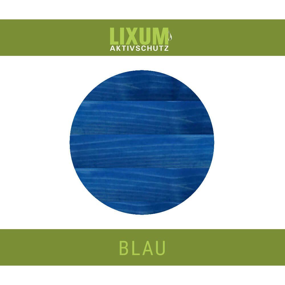 Kleintierstall PRO & BIO Holz Holzschutzlasur LIXUM 100% biologische natürliche Lixum Blau Lasur