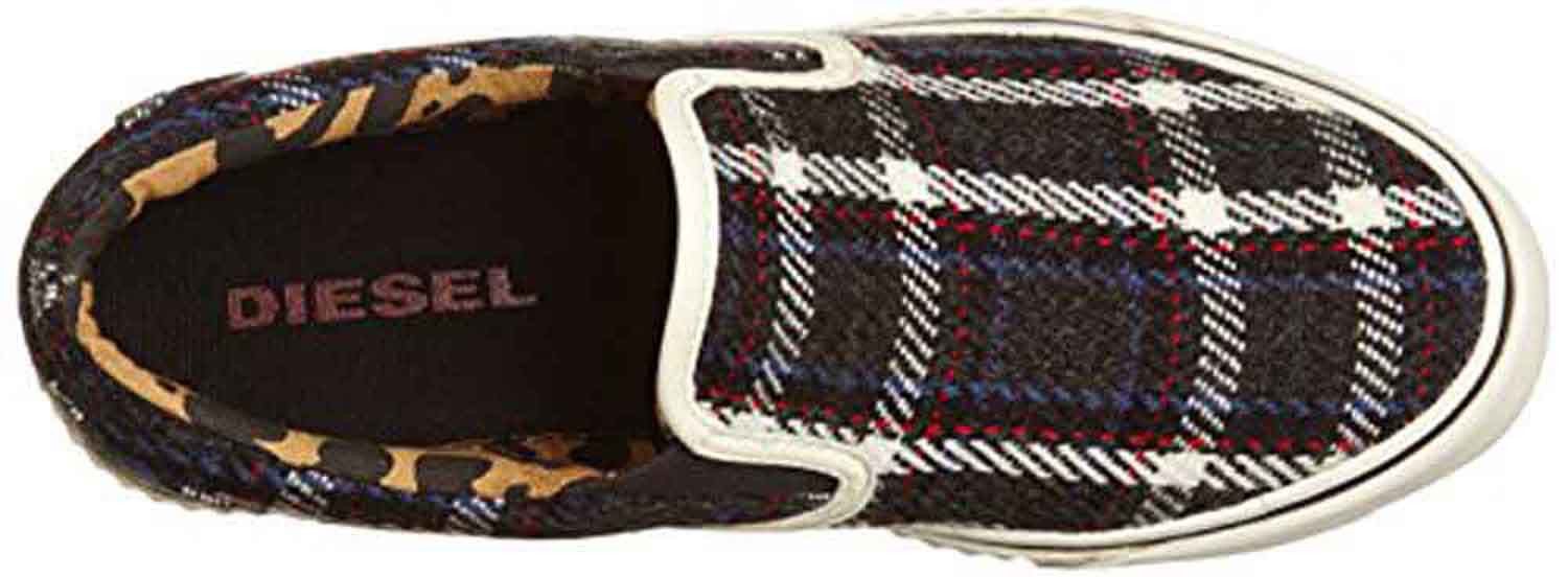 Diesel Diesel Damen Slipper Schlüpfschuhe Karo "Laika" Vansis W #225(EUR 39) Schnürschuh