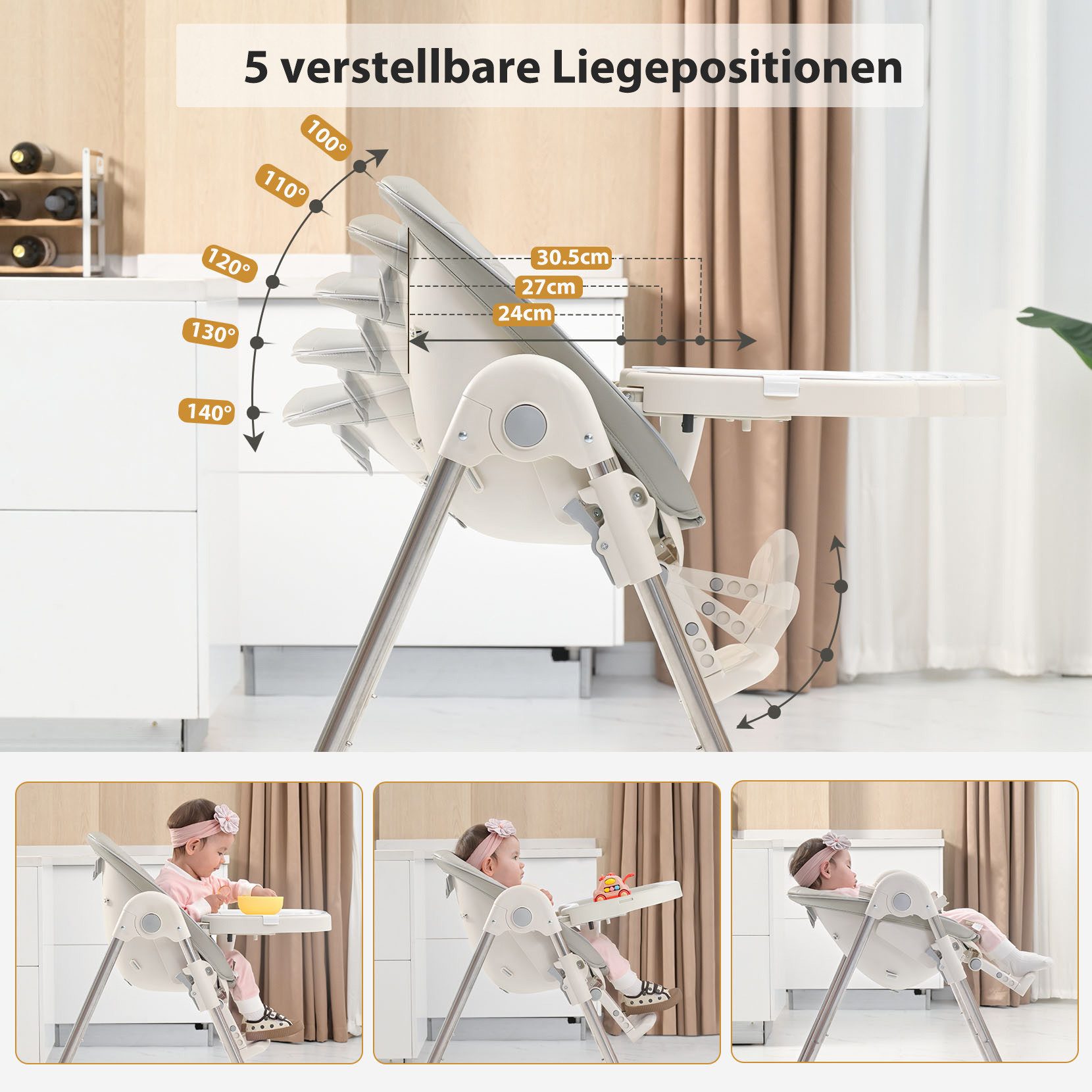 Onasti Kinderstuhl Stuhl Baby Kinderstuhl Klappbar günstig online kaufen