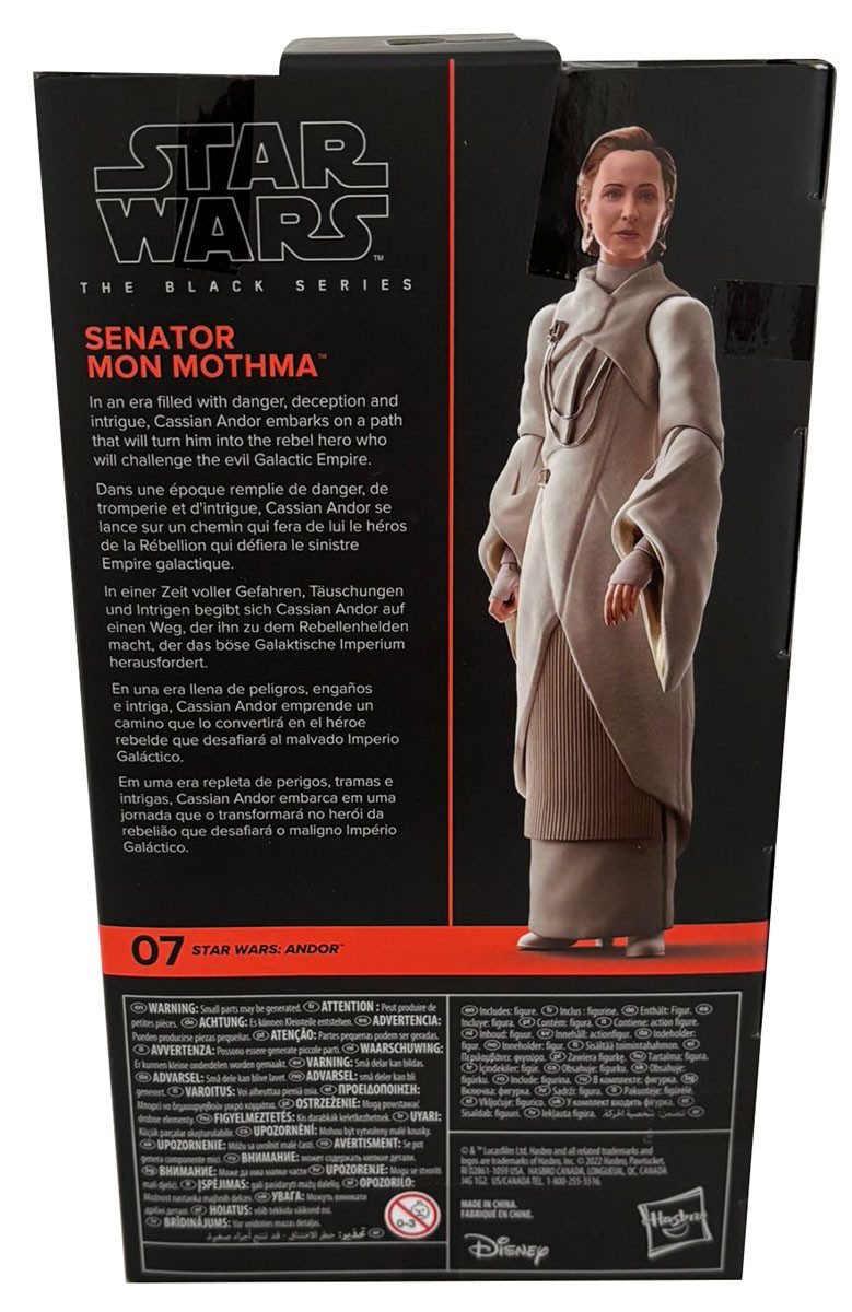 Star Wars Actionfigur Star Wars The Black Series, Andor, Senator Mon Mothma, Action-Figur (c