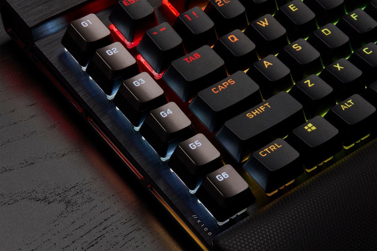 Gaming-Tastatur schwarz RGB Corsair Corsair K100