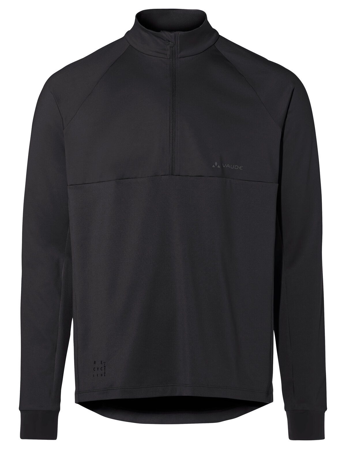 VAUDE T-Shirt Men's Qimsa Halfzip LS Shirt (1-tlg) atmungsaktives und schnelltrocknendes Radshirt