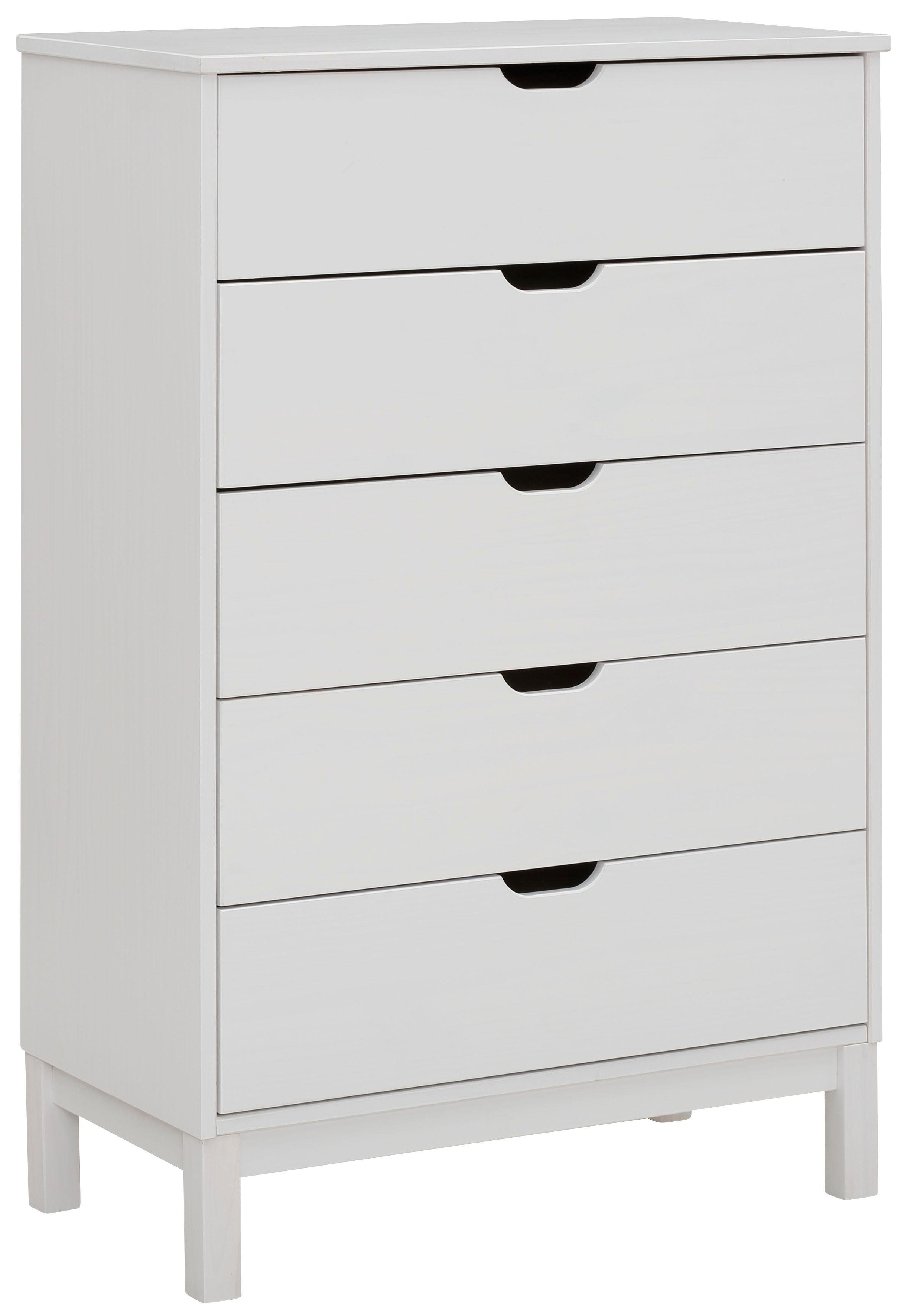 OTTO home Kommode Post, massives Kiefernholz, mit vielen Stauraummöglichkeiten, Breite 76 cm