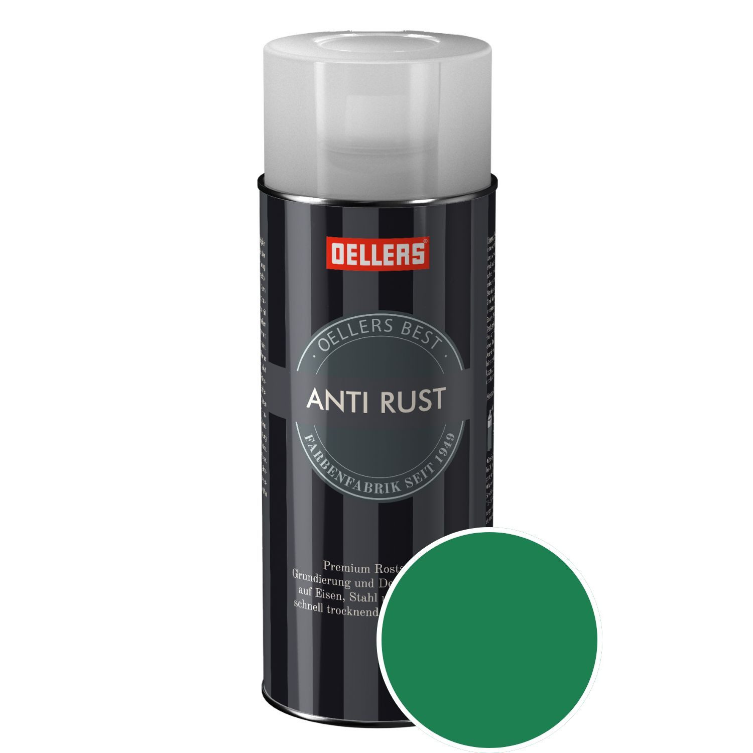 OELLERS Sprühlack Anti-Rust, robuster Metallschutzlack,3 in 1, Rostschutz, Grundierung und Decklack